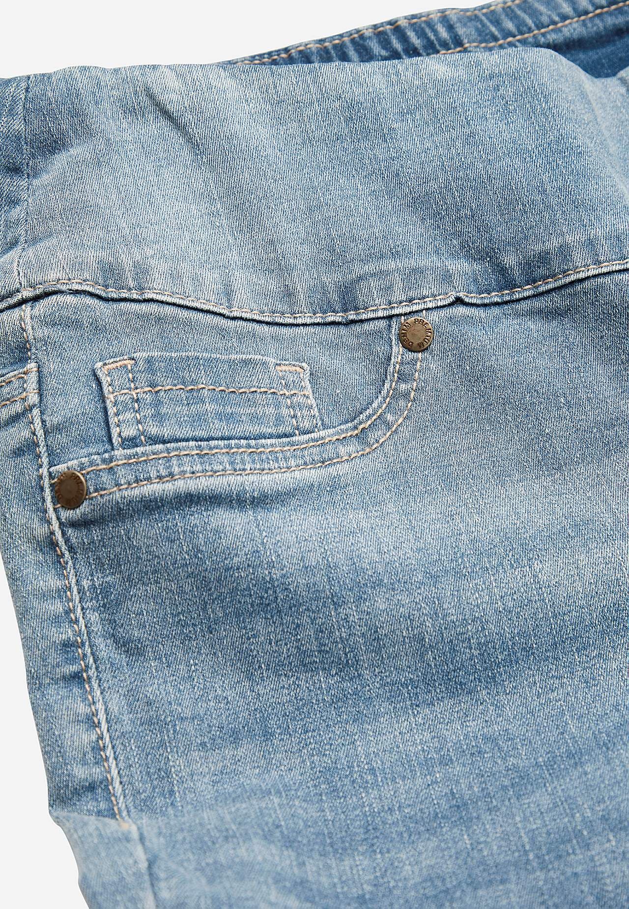 Kõrge kummivärvliga elastsed teksapüksid