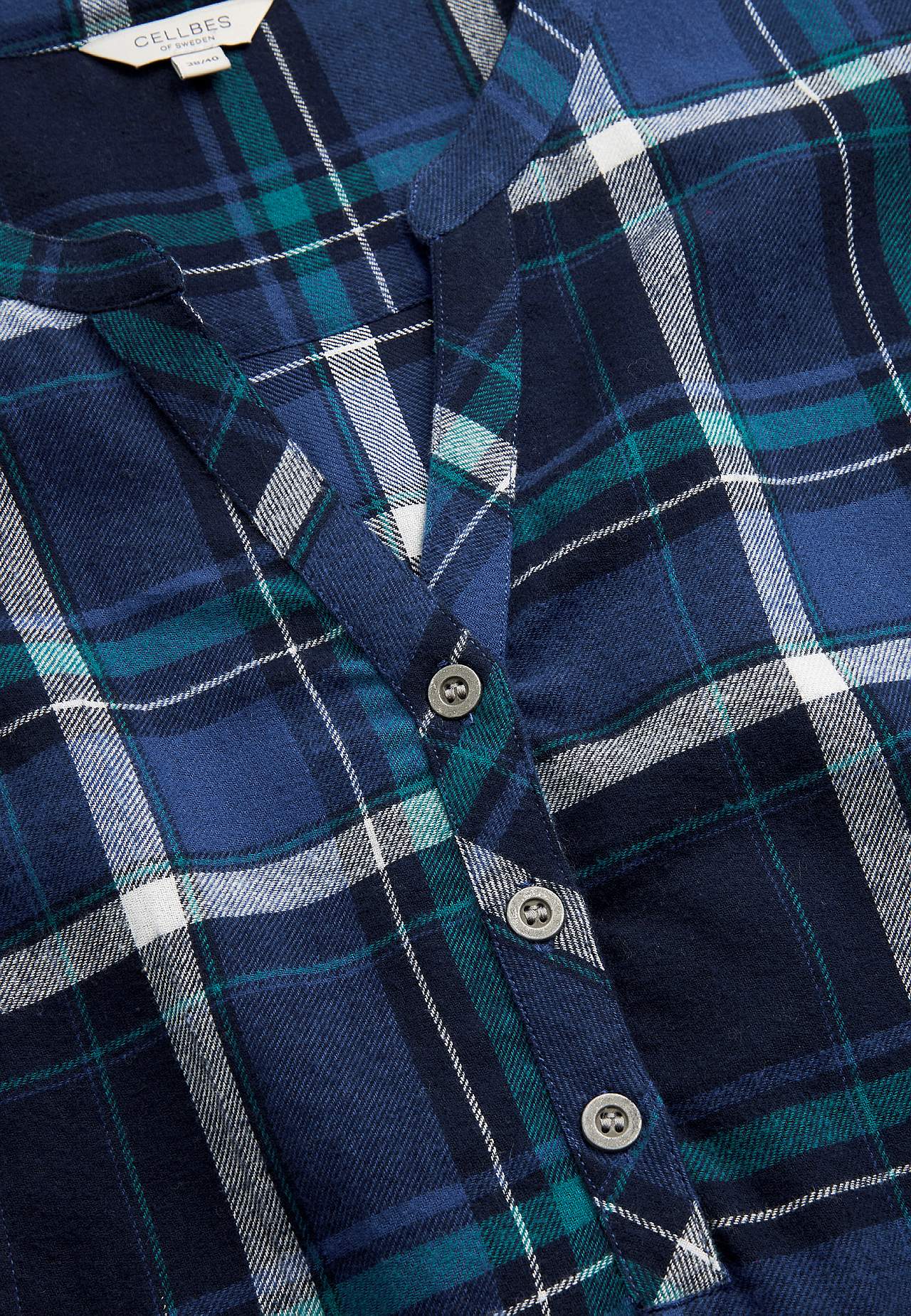 Taskutega flanellist tuunika