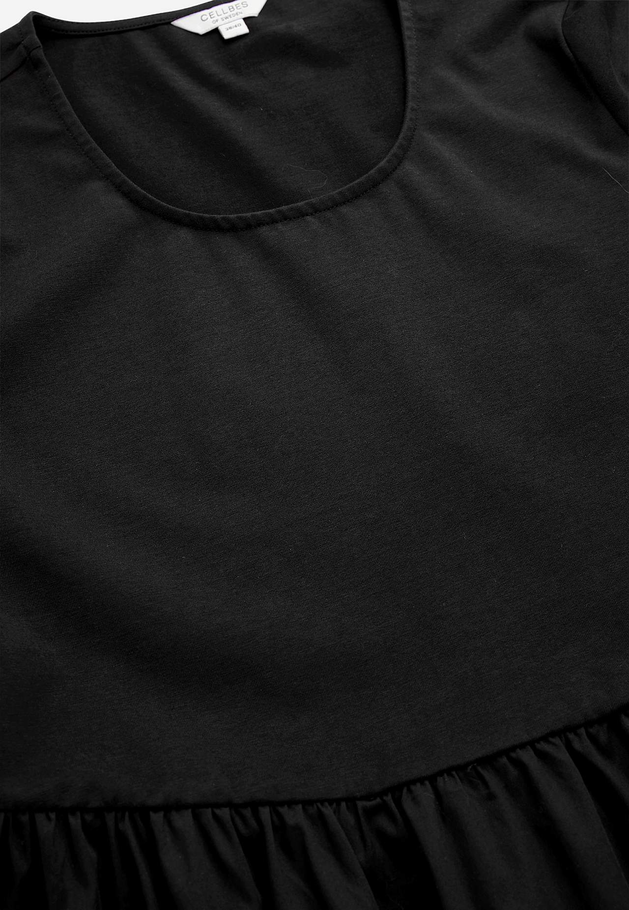 Popliinist ja trikotaažist kleit