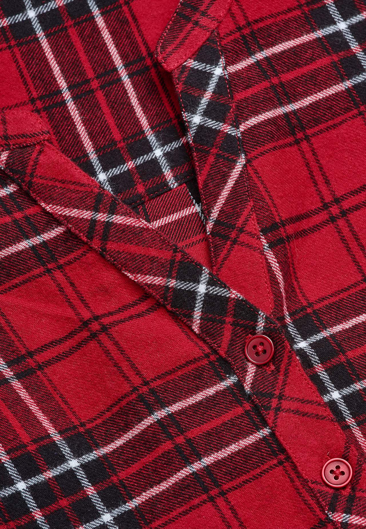 Taskutega flanellist tuunika