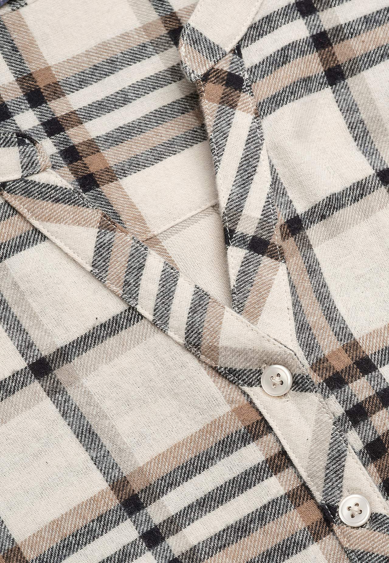 Taskutega flanellist tuunika