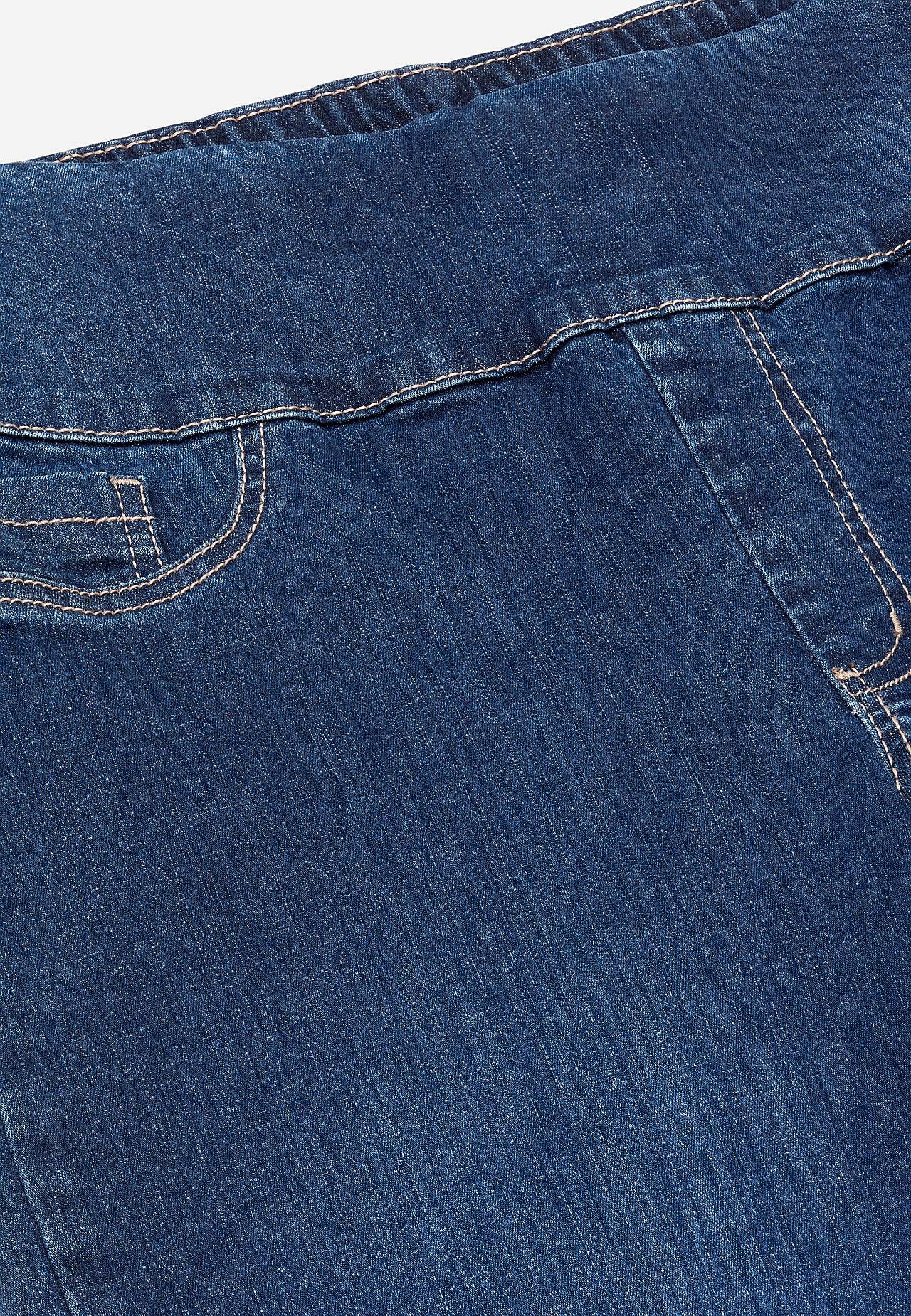 Kõrge kummivärvliga elastsed teksad