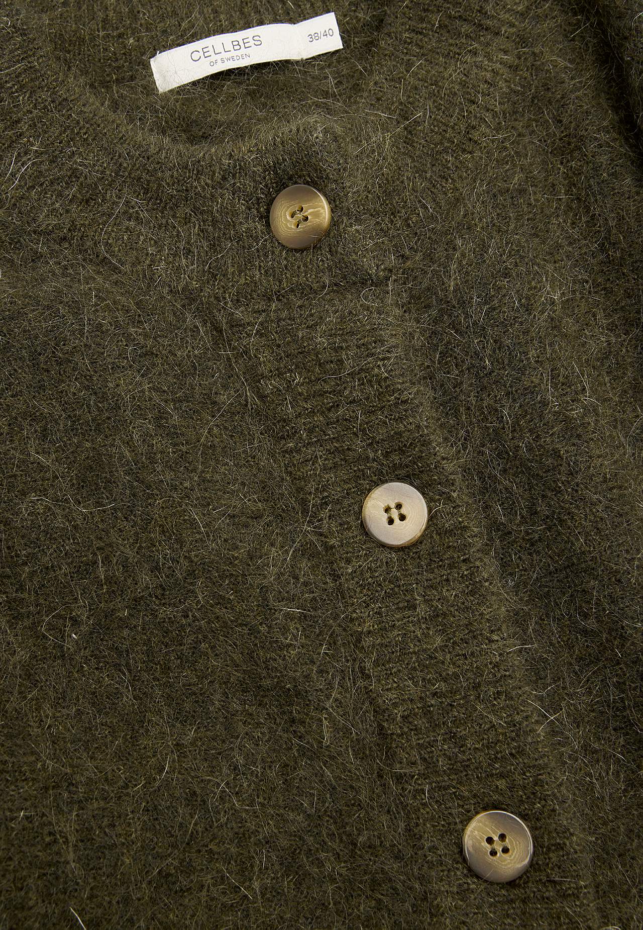 Premium mohääri- ja villasegune kardigan