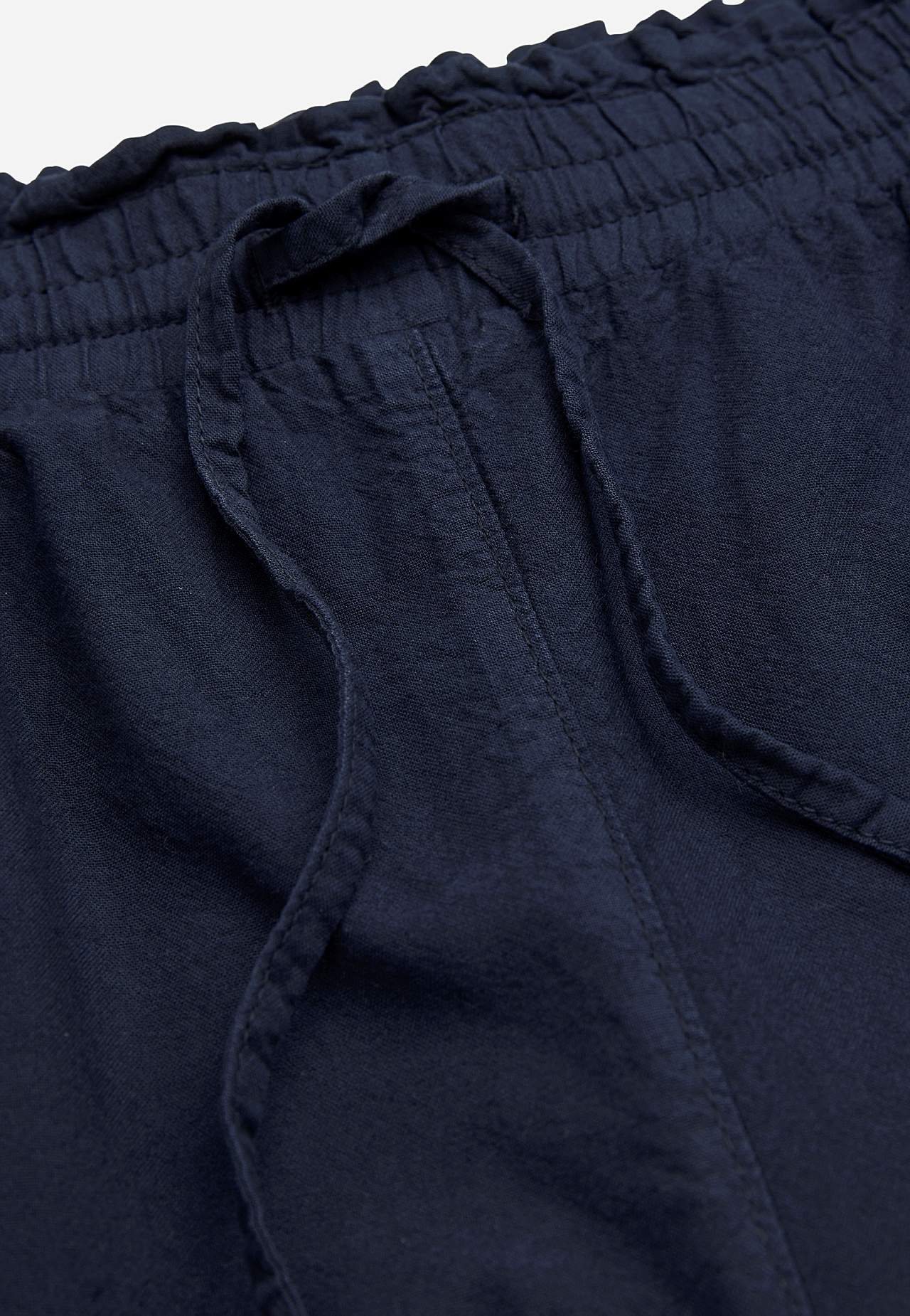 Läbipestud puuvillakangast lühikesed püksid