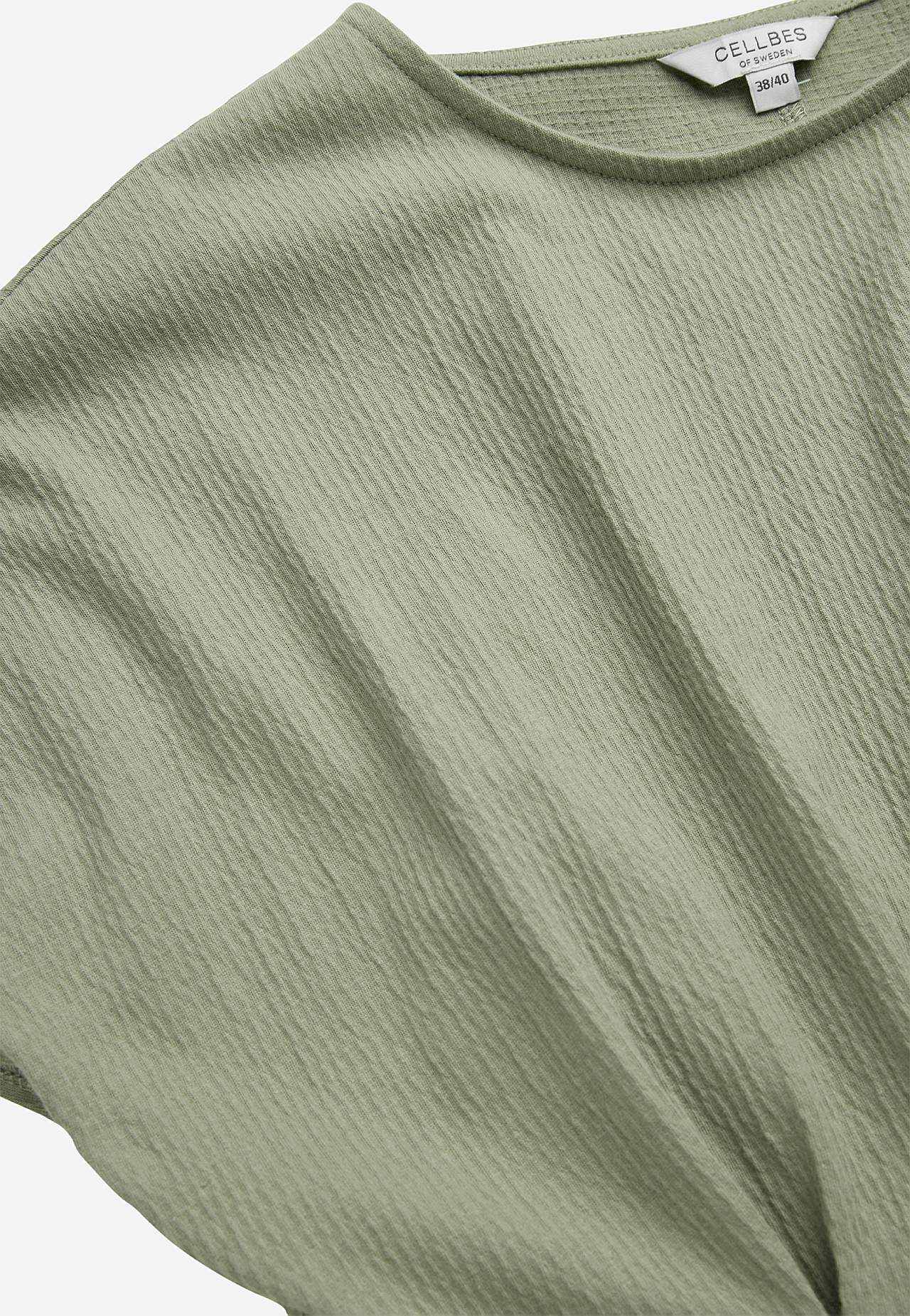 Kortsulisest puuvillasest trikotaažist kleit