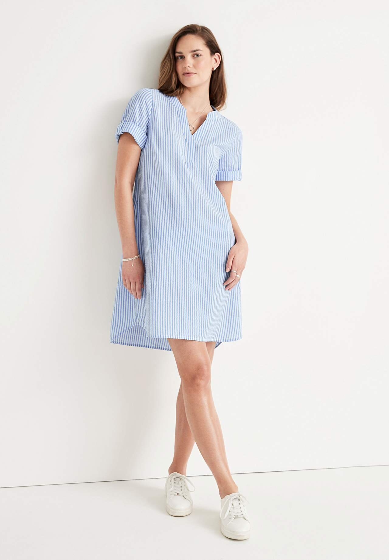 Siirsakarkangast triibuline kleit