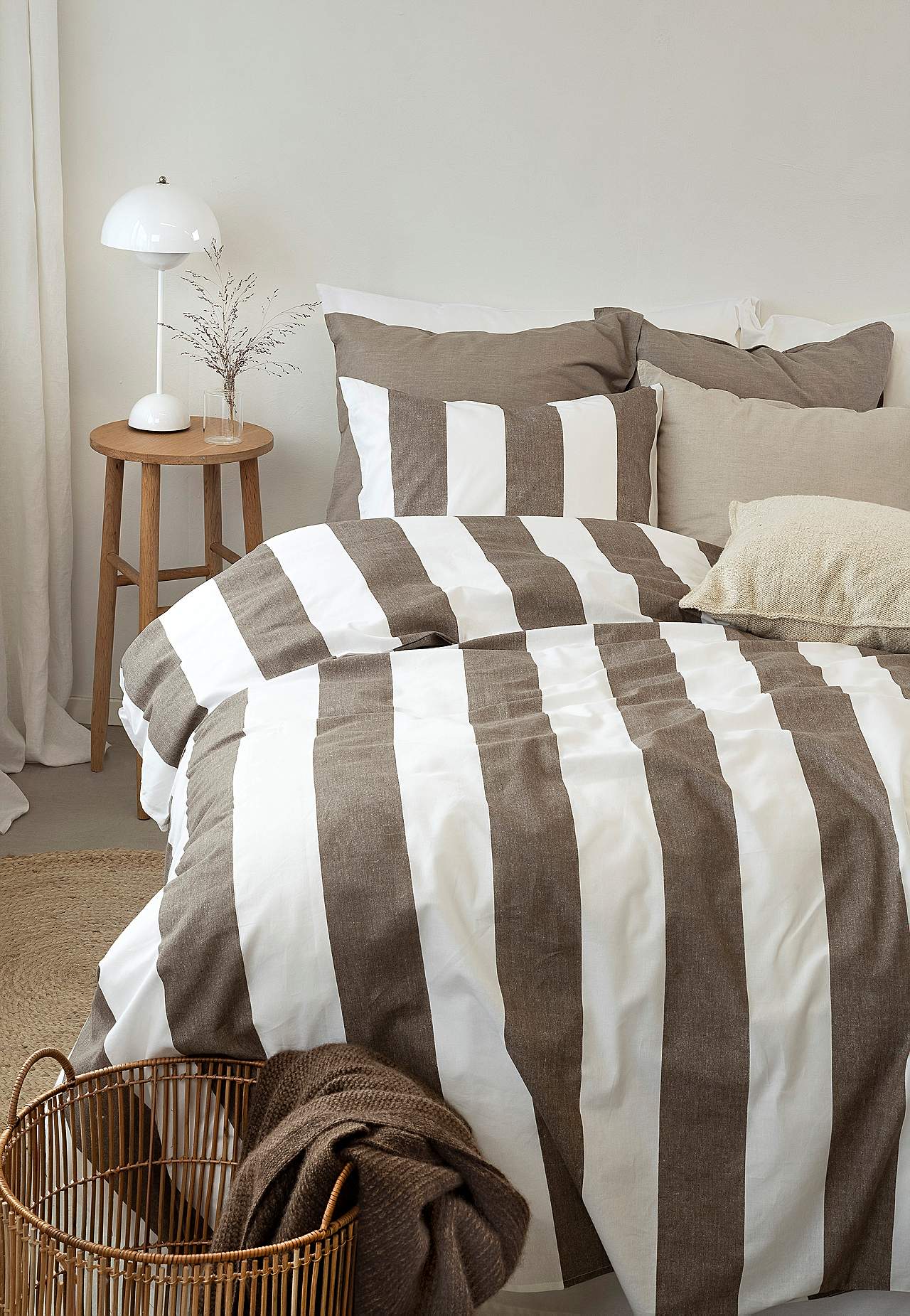 Triibuline voodipesukomplekt Block stripe