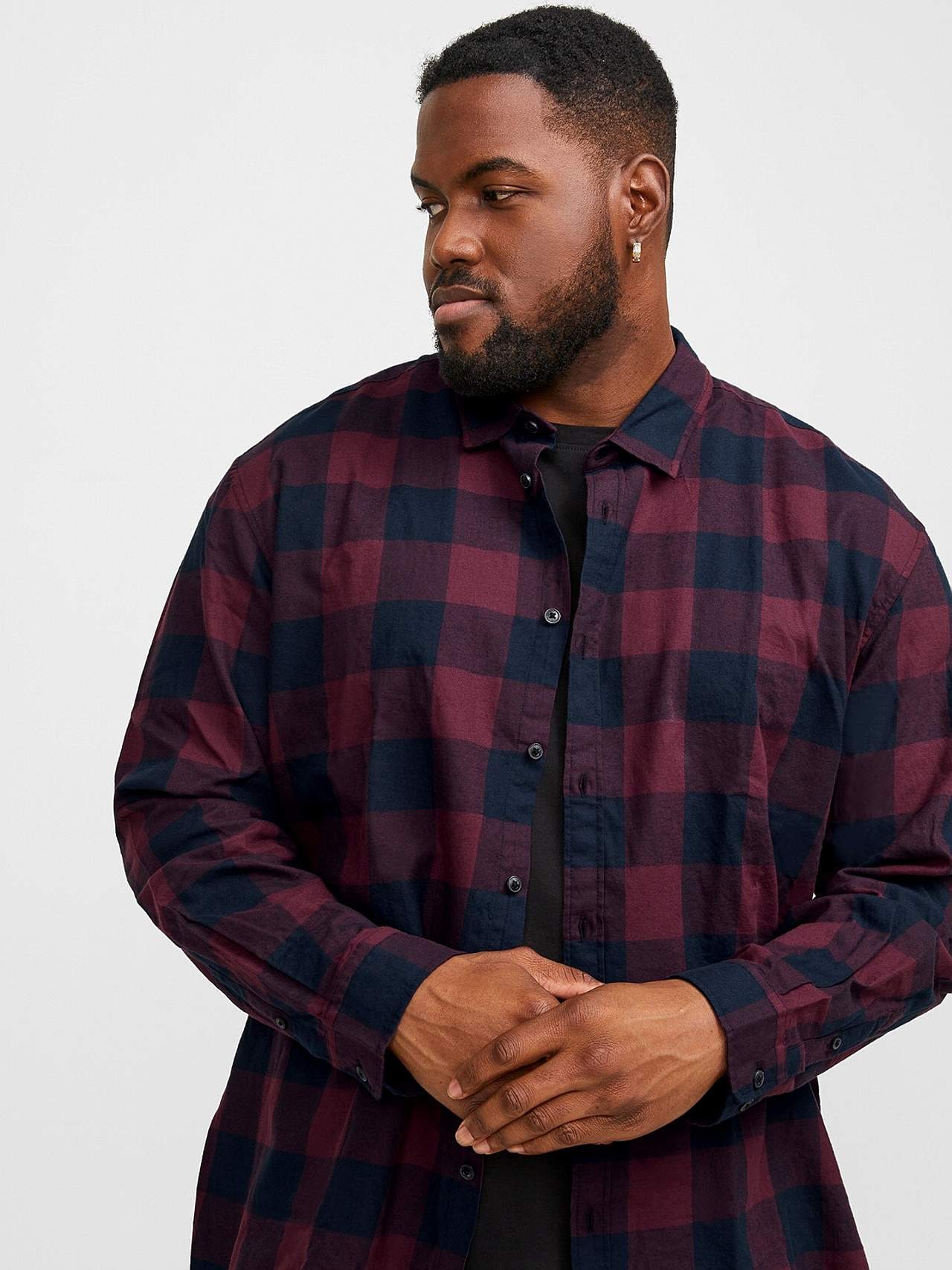 Ruuduline puuvillasest flanellist särkpluus Gingham