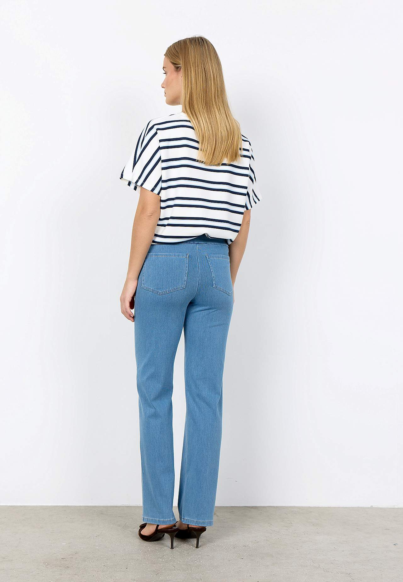 Ülipehme triibuline topp modaalisegusest trikotaažist