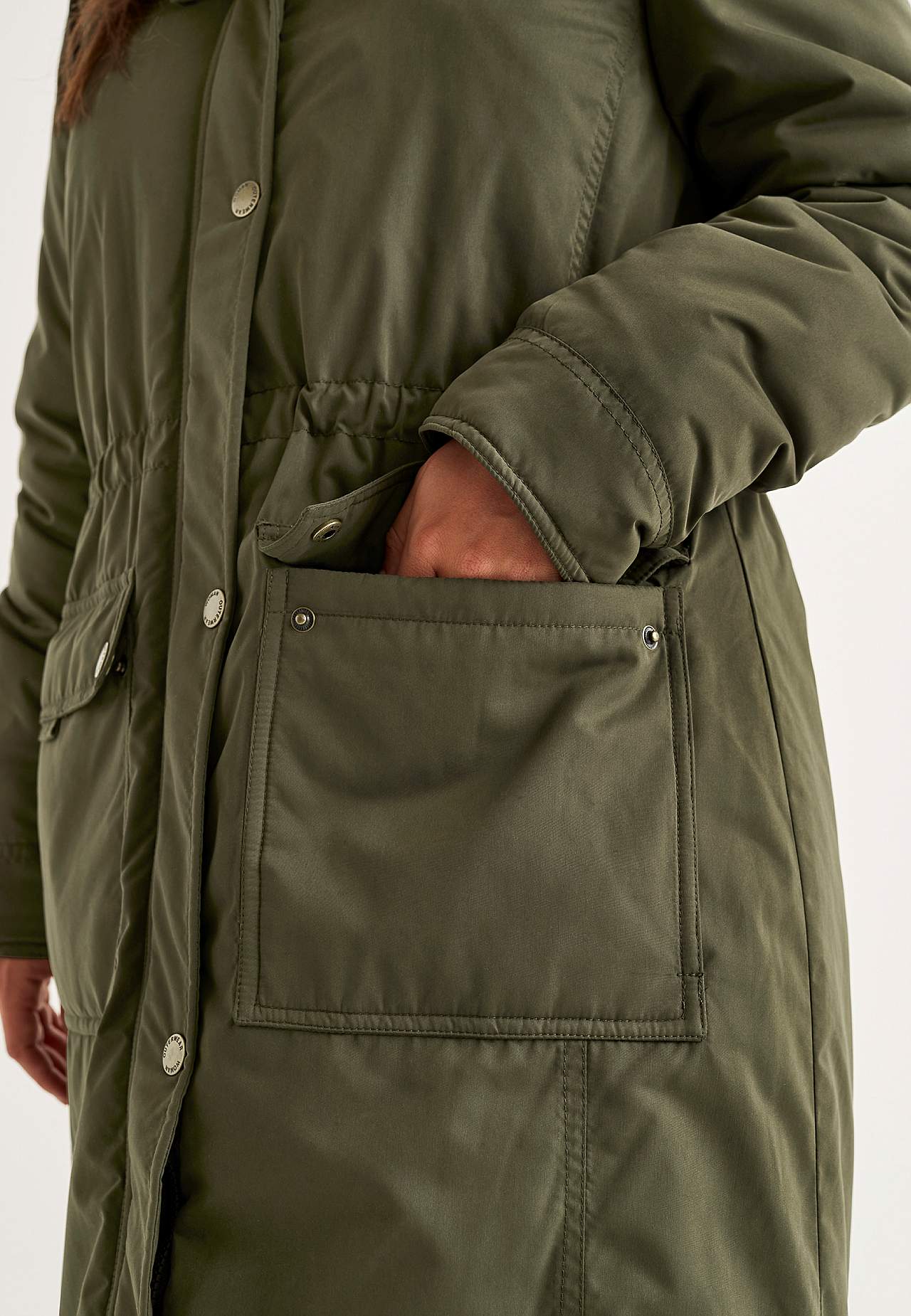 Pileevoodriga kapuutsiga parka