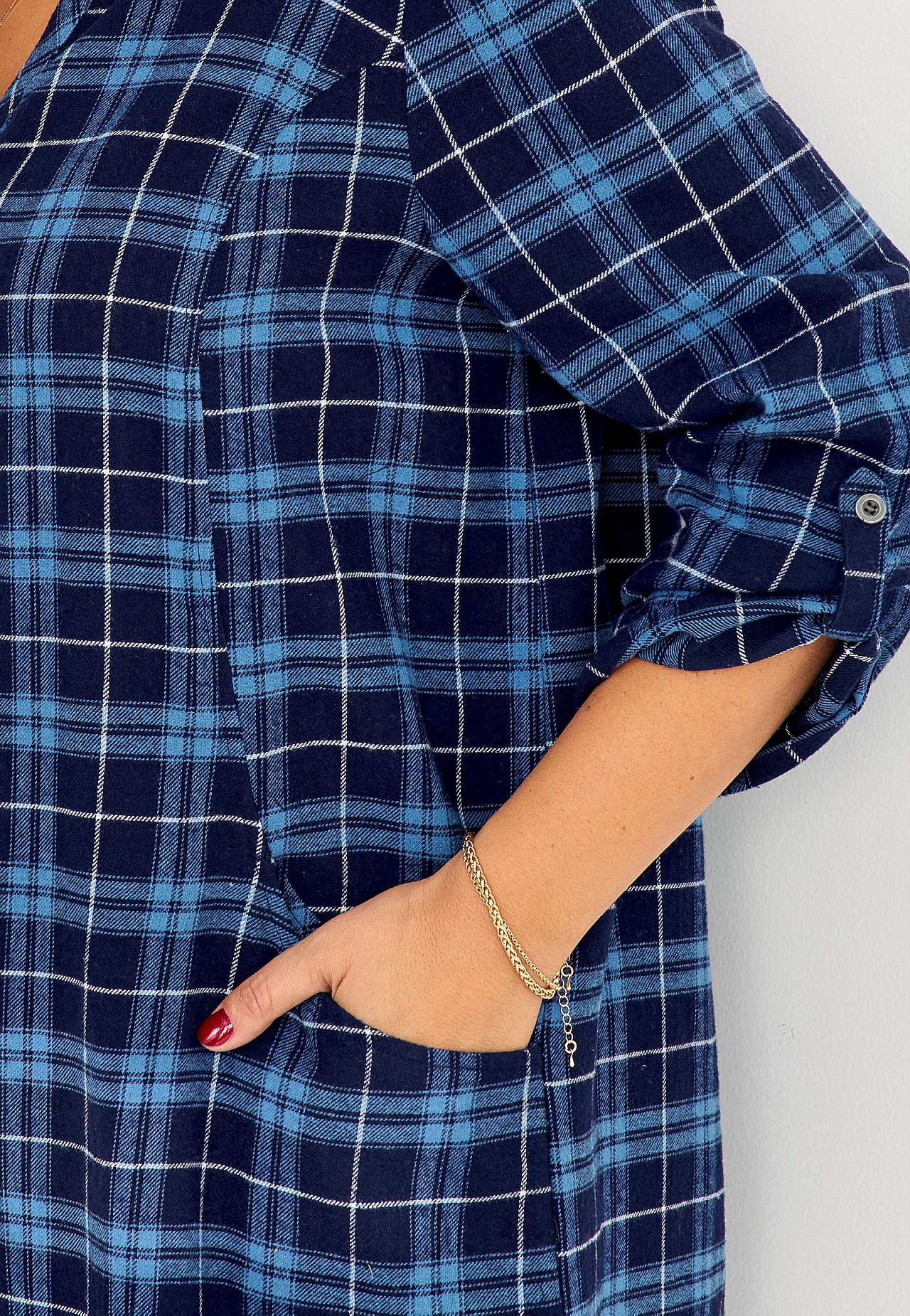 Flanellist ruuduline tuunika Christine