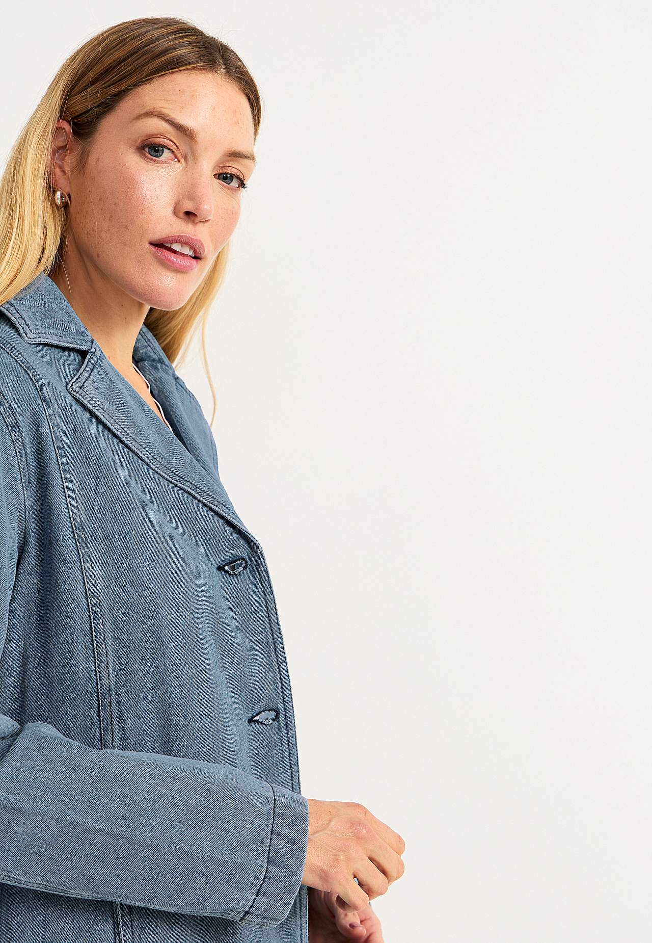 Seosvööga teksamantel