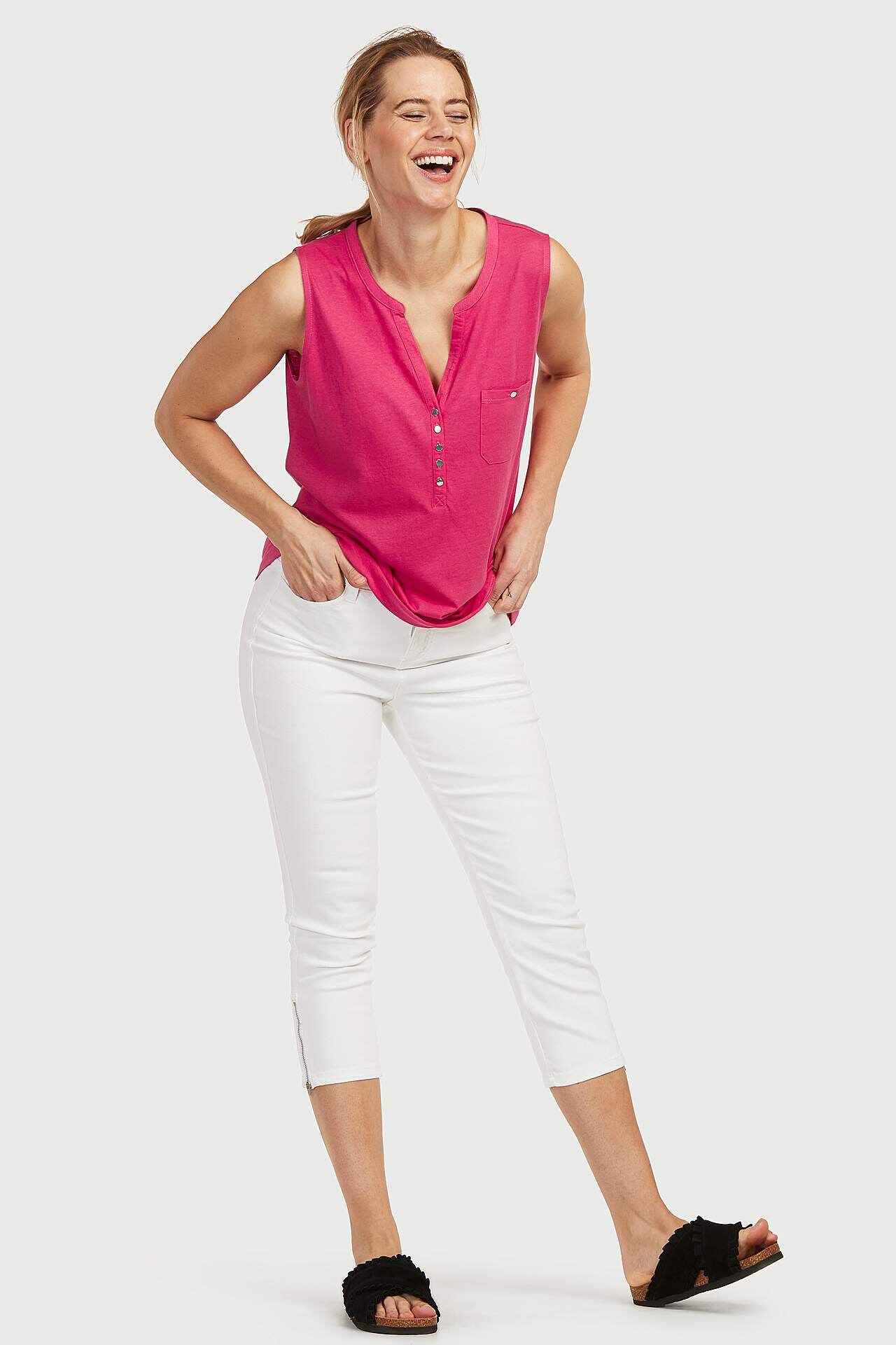 Varrukateta trikotaažtopp