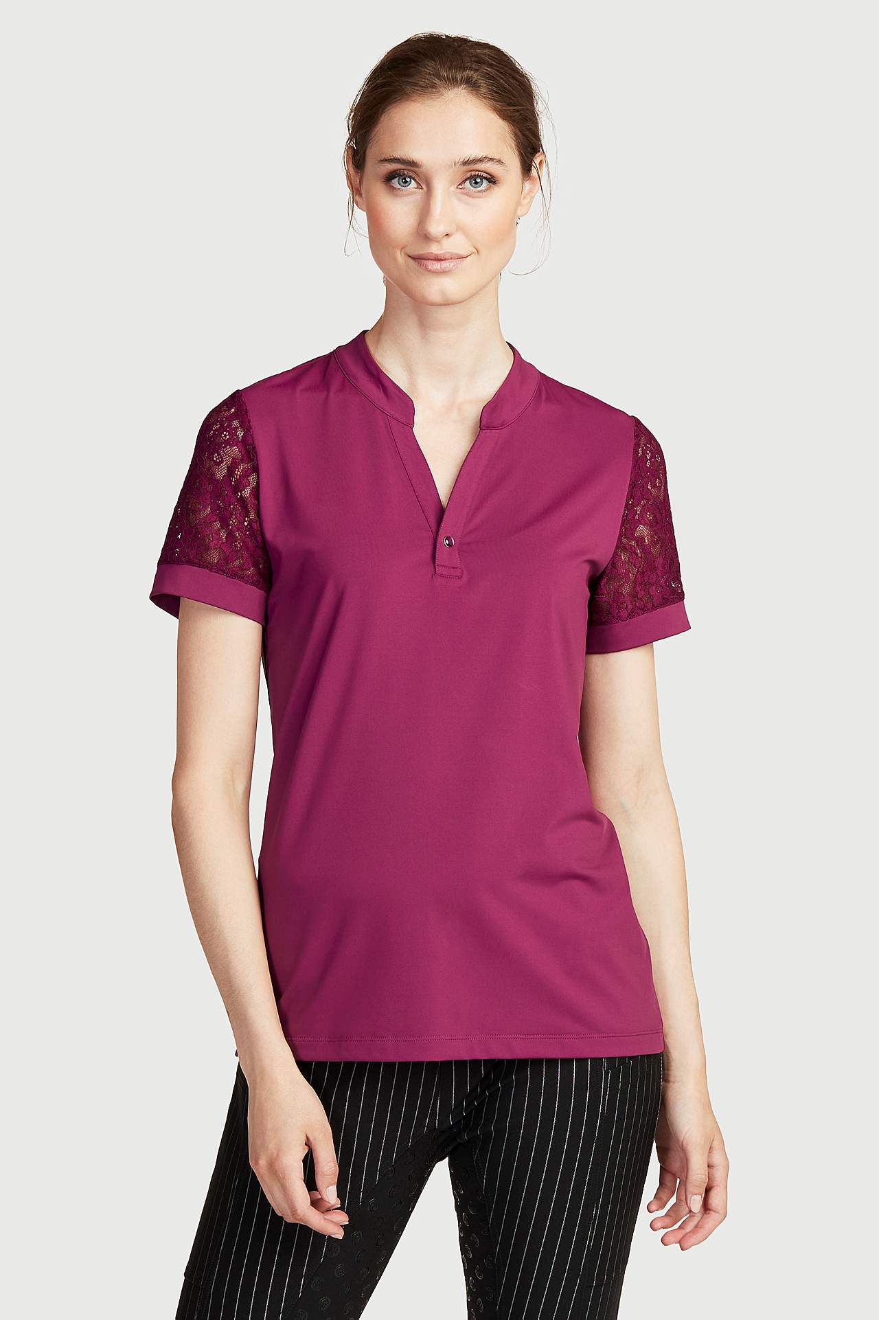 Silikoontrükiga ruudulised ratsapüksid