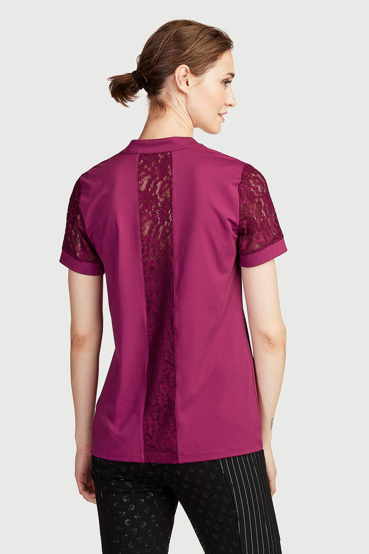 Silikoontrükiga ruudulised ratsapüksid