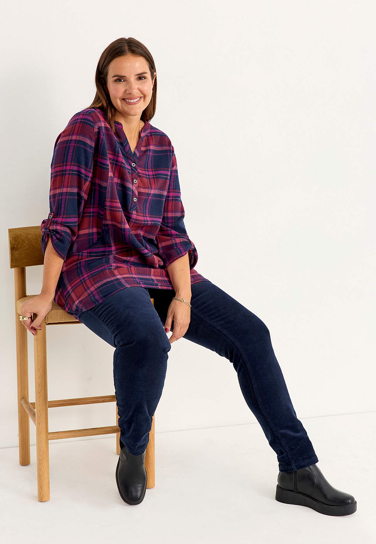 Flanellist ruuduline tuunika