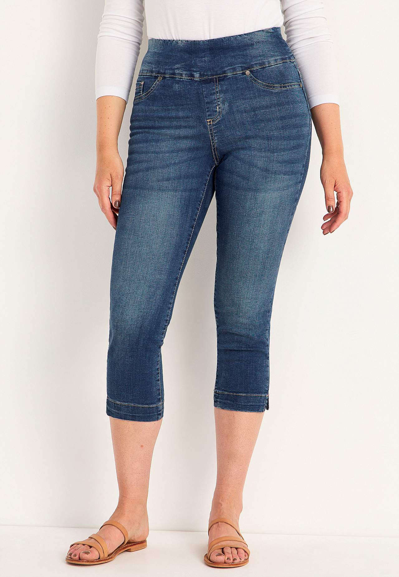 Denimkangast ülimugavad kapriretuusid Elin