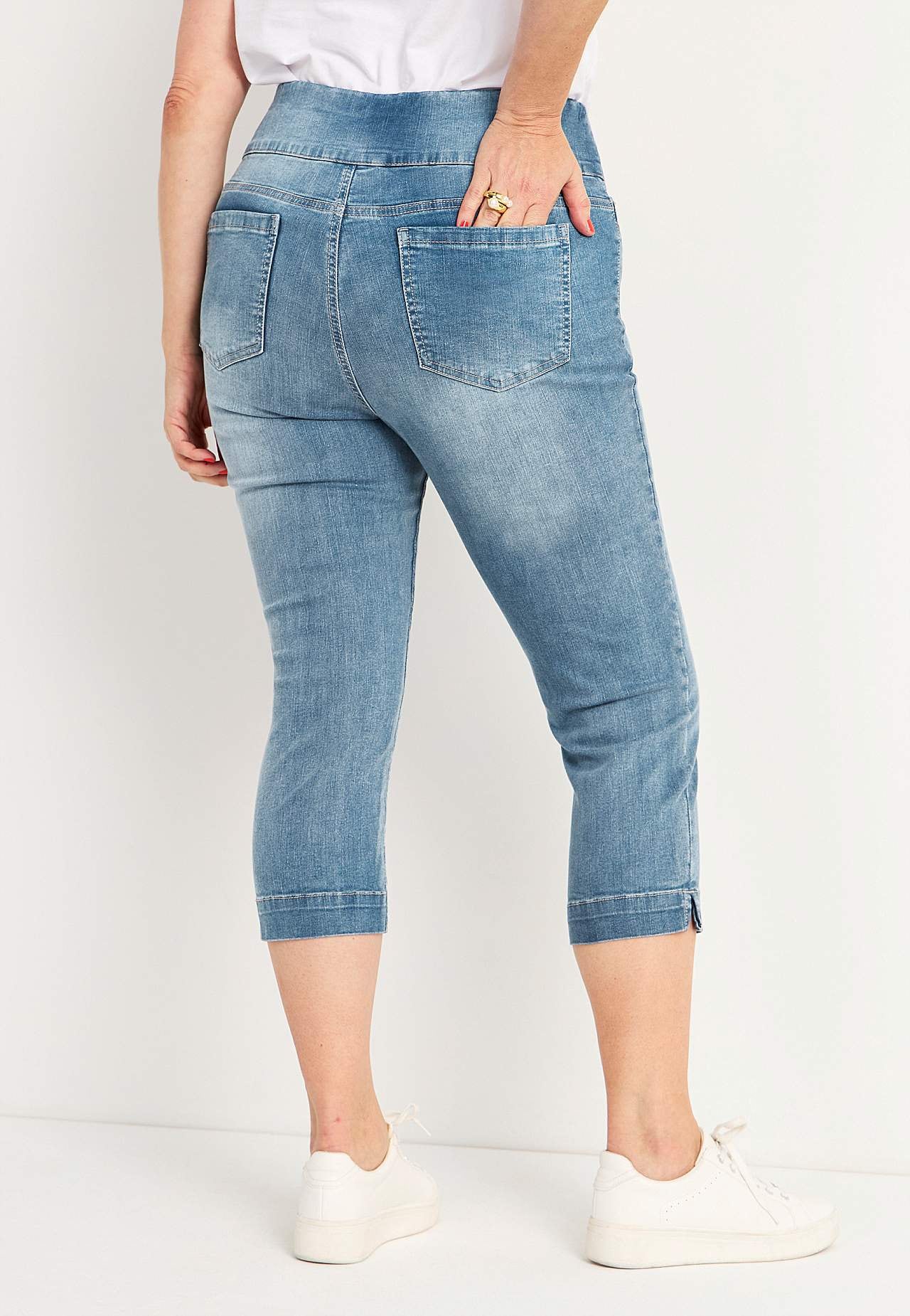 Denimkangast ülimugavad kapriretuusid Elin