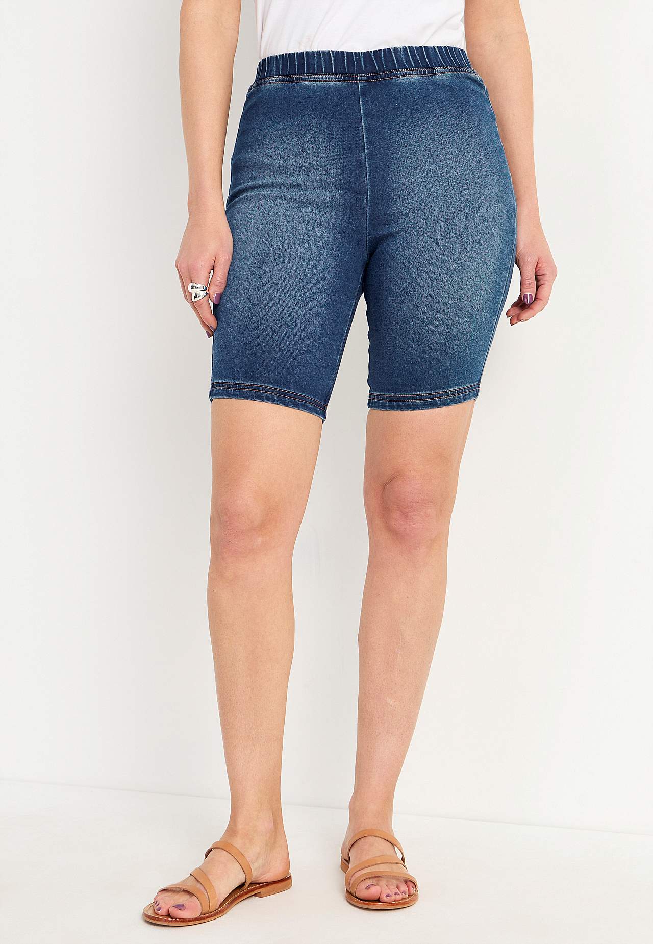 Denimkangast ratturipüksid