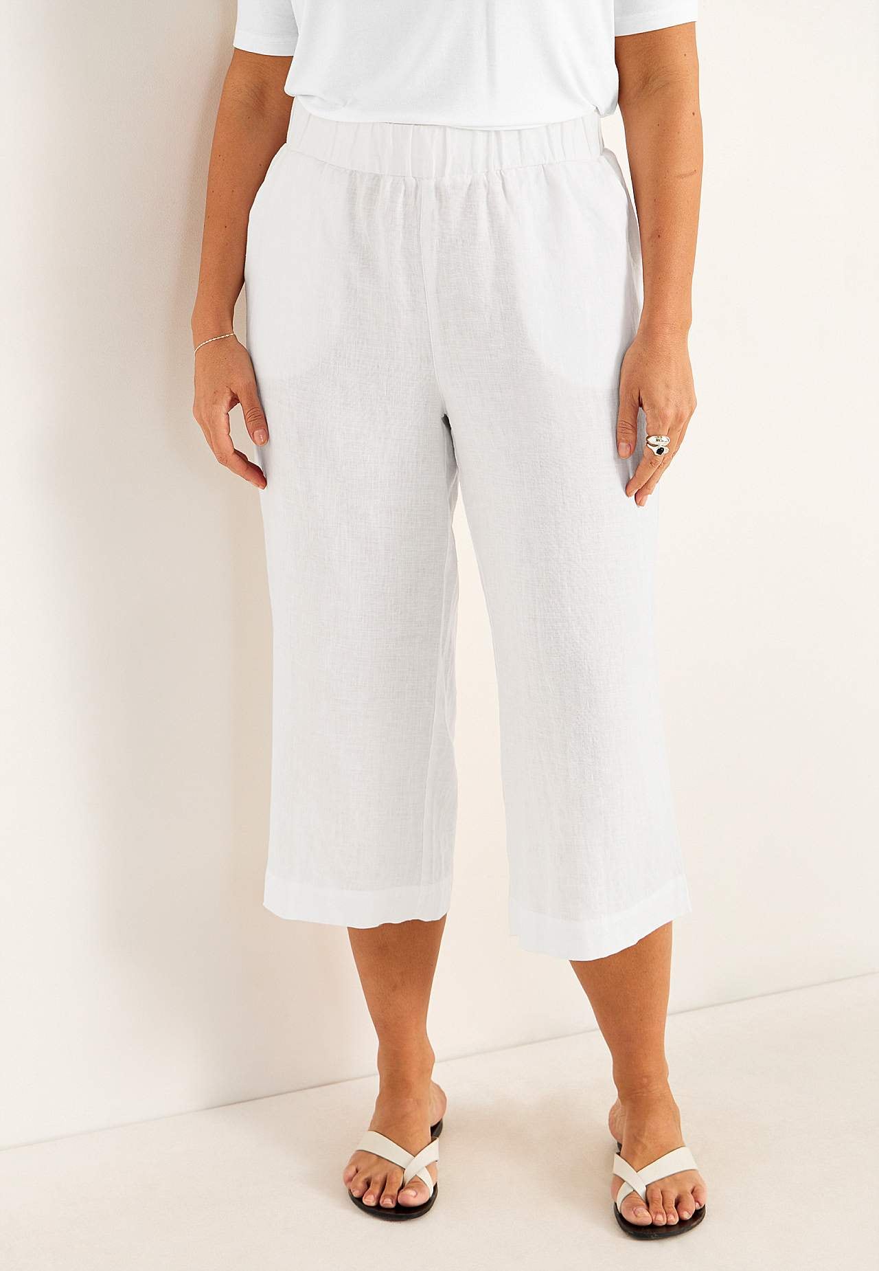 Linased Culotte-lõikega püksid Premium