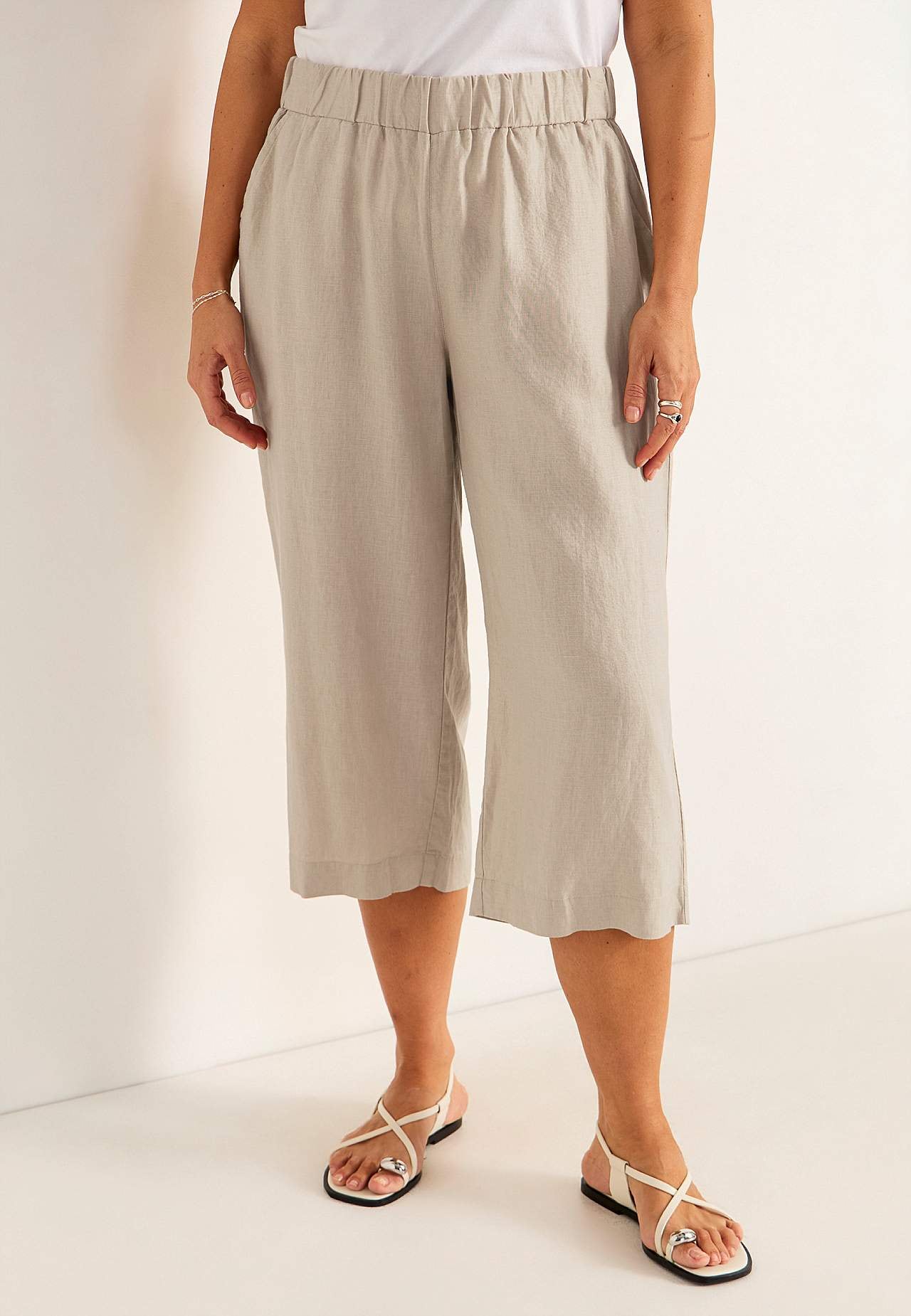 Linased Culotte-lõikega püksid Premium