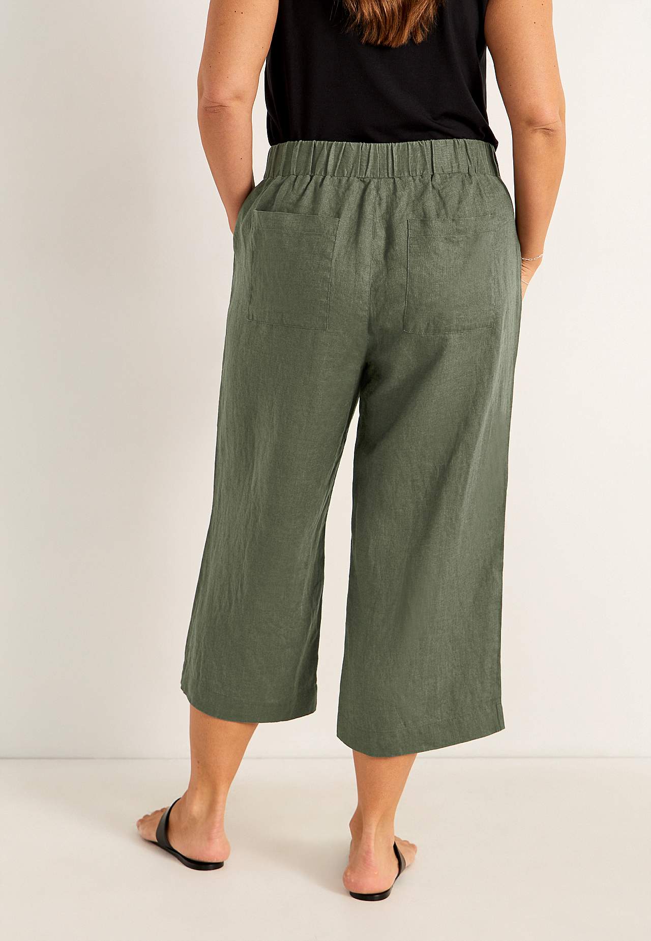 Linased Culotte-lõikega püksid Premium