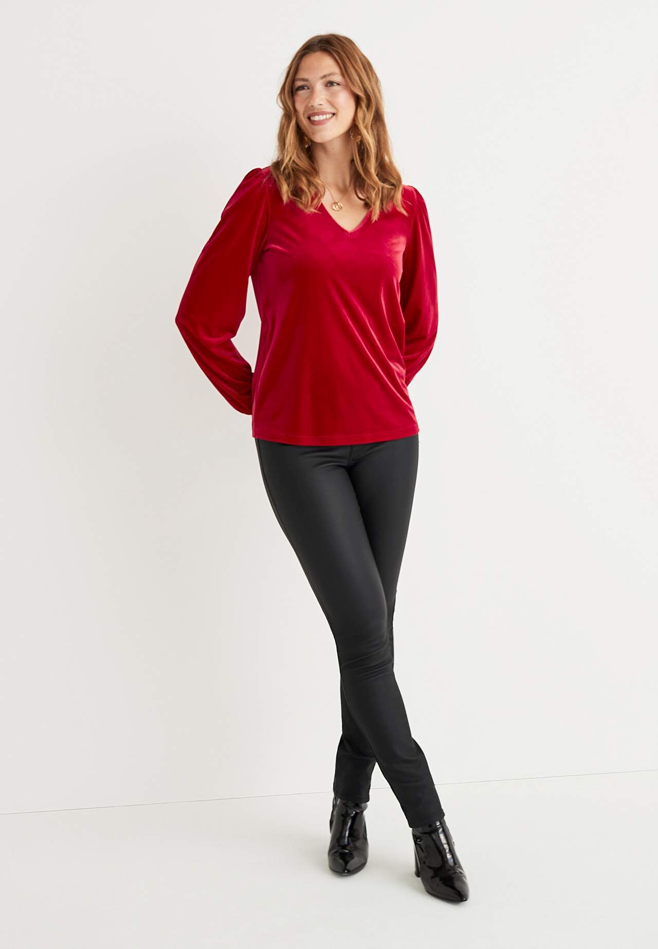 Pidulik sametist topp Vilma