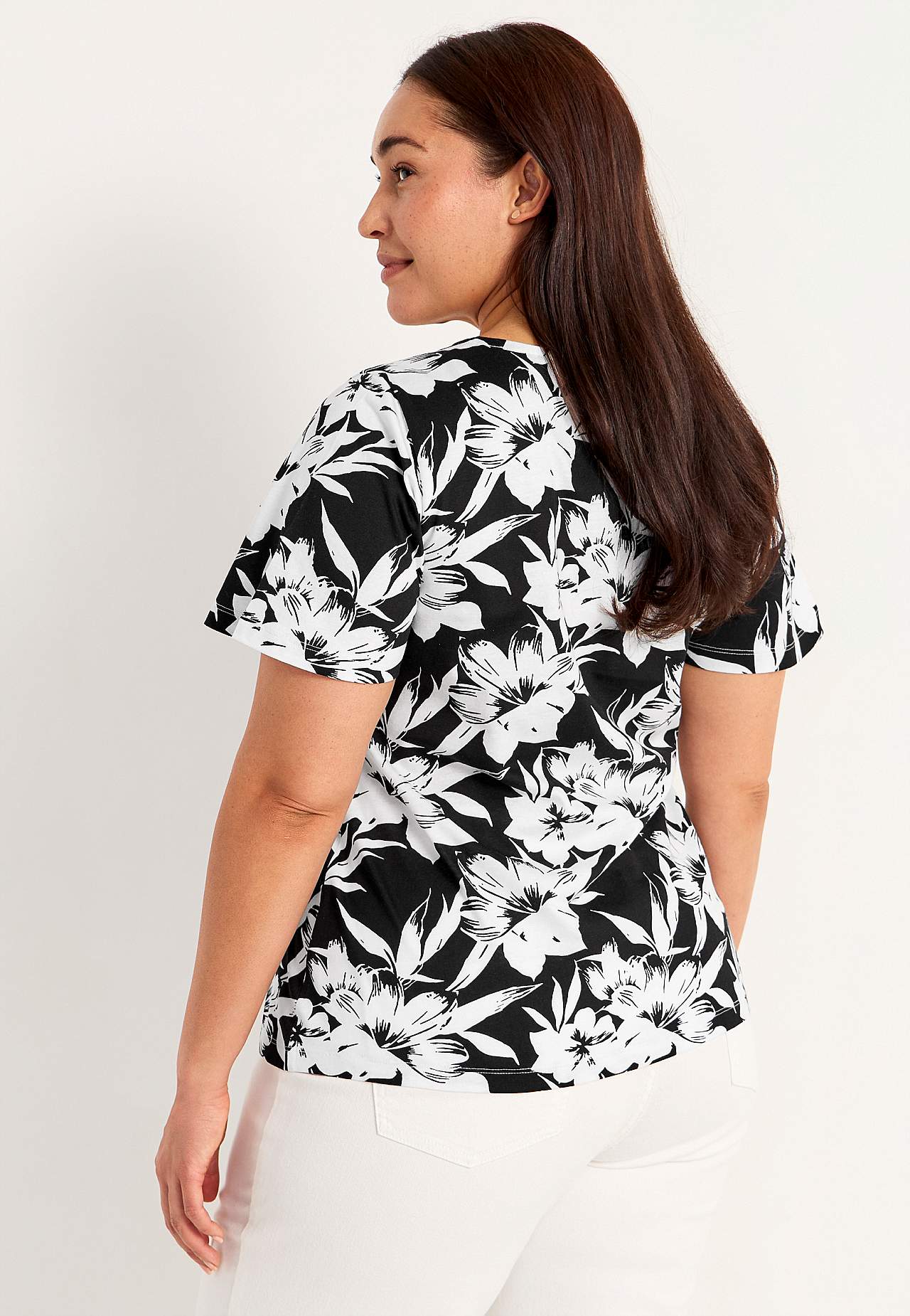 V-kaelusega topp