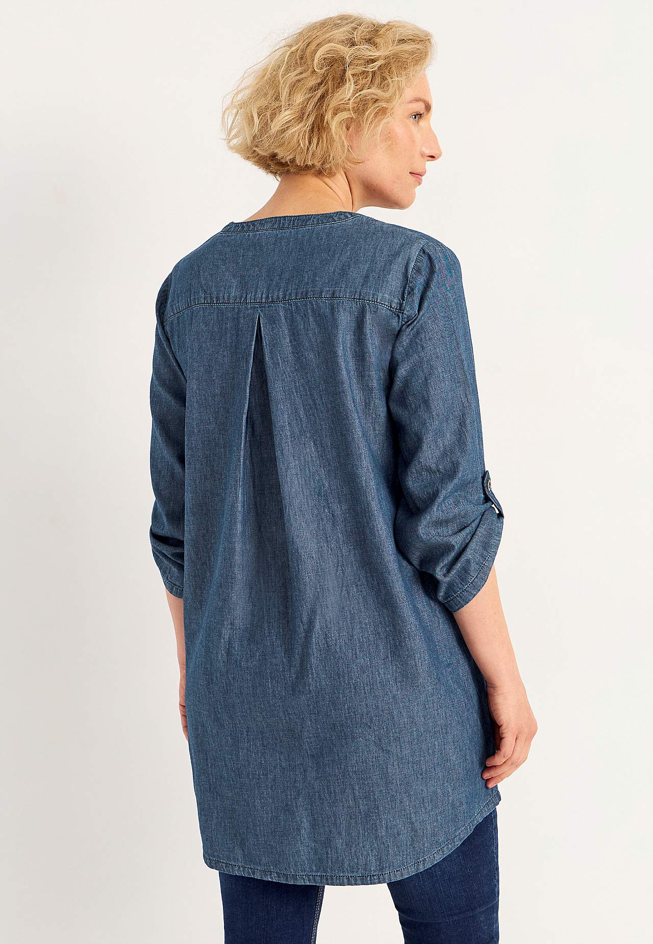 Taskutega denimtuunika