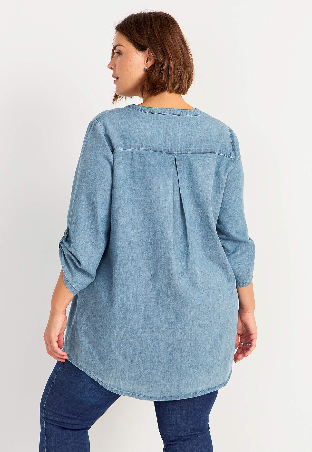 Taskutega denimtuunika