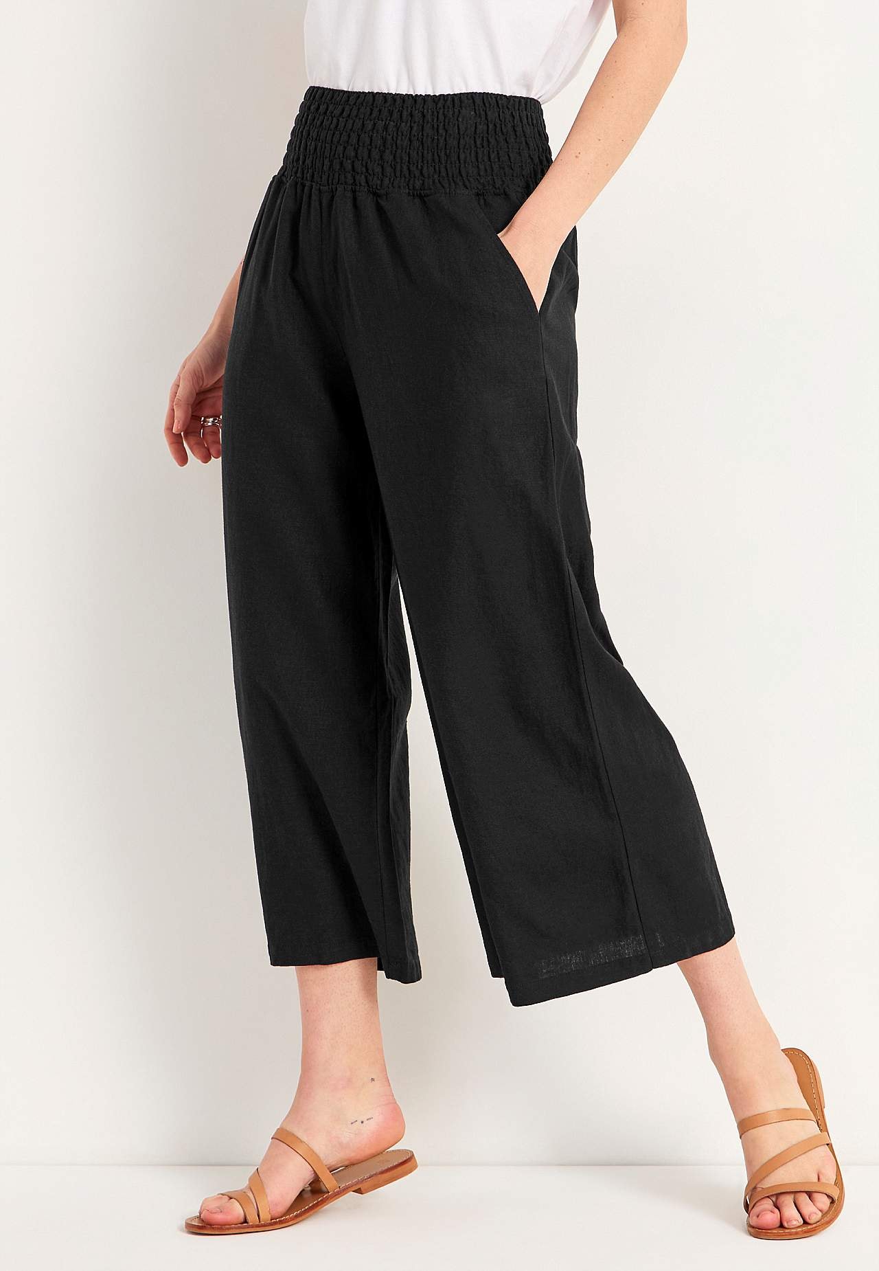 Linased Culotte-lõikega püksid Lisette