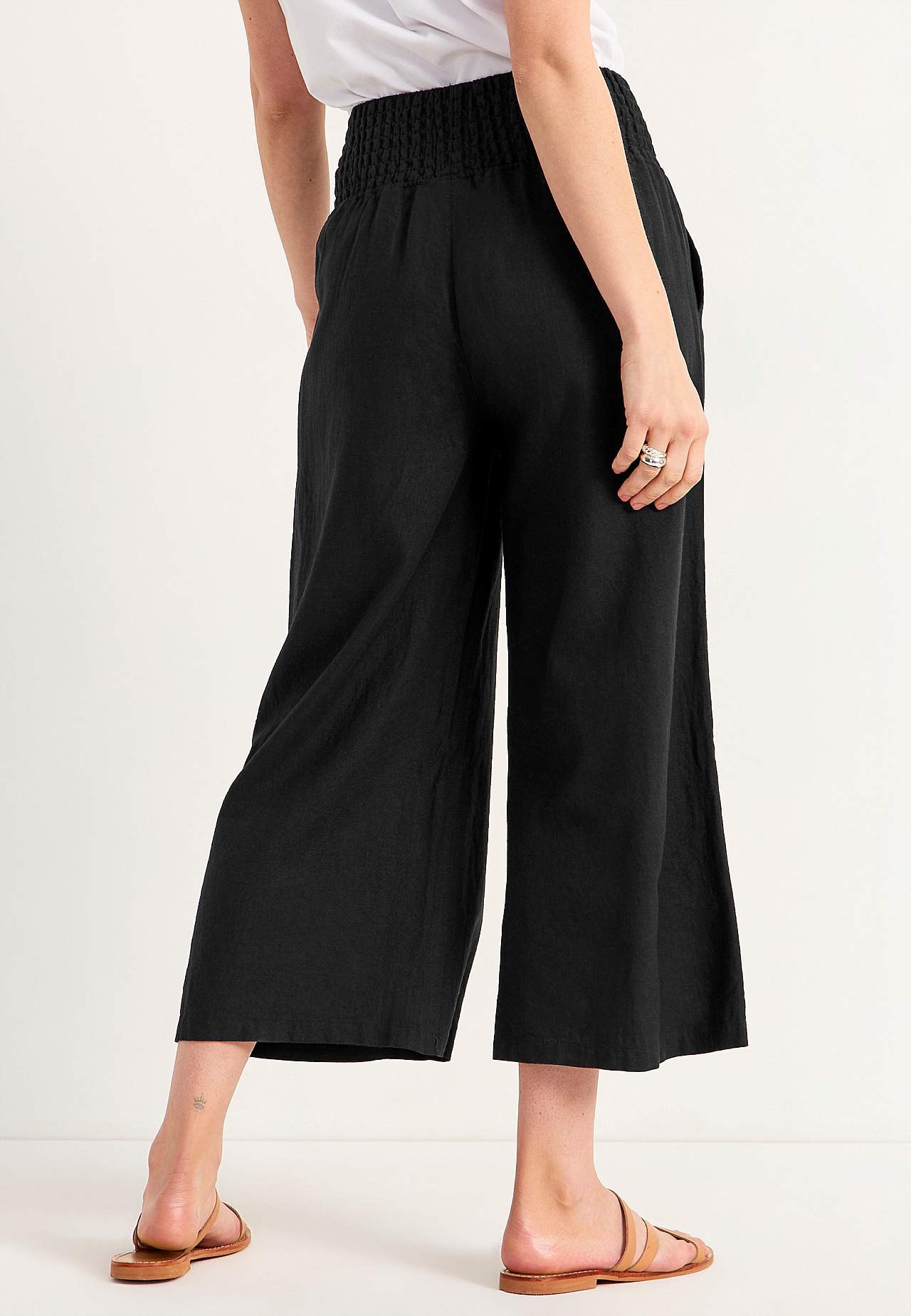Linased Culotte-lõikega püksid Lisette