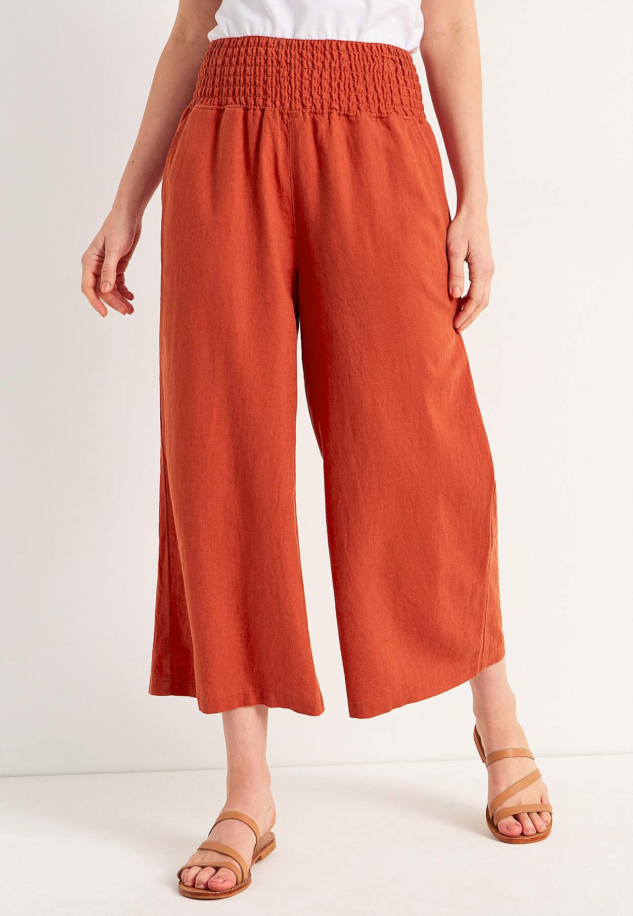 Linased Culotte-lõikega püksid Lisette