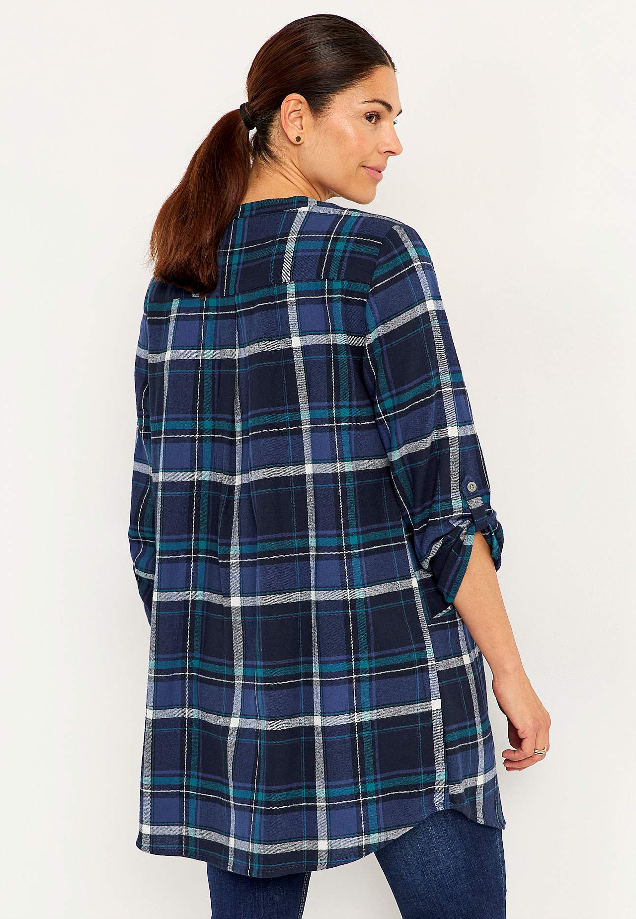 Taskutega flanellist tuunika