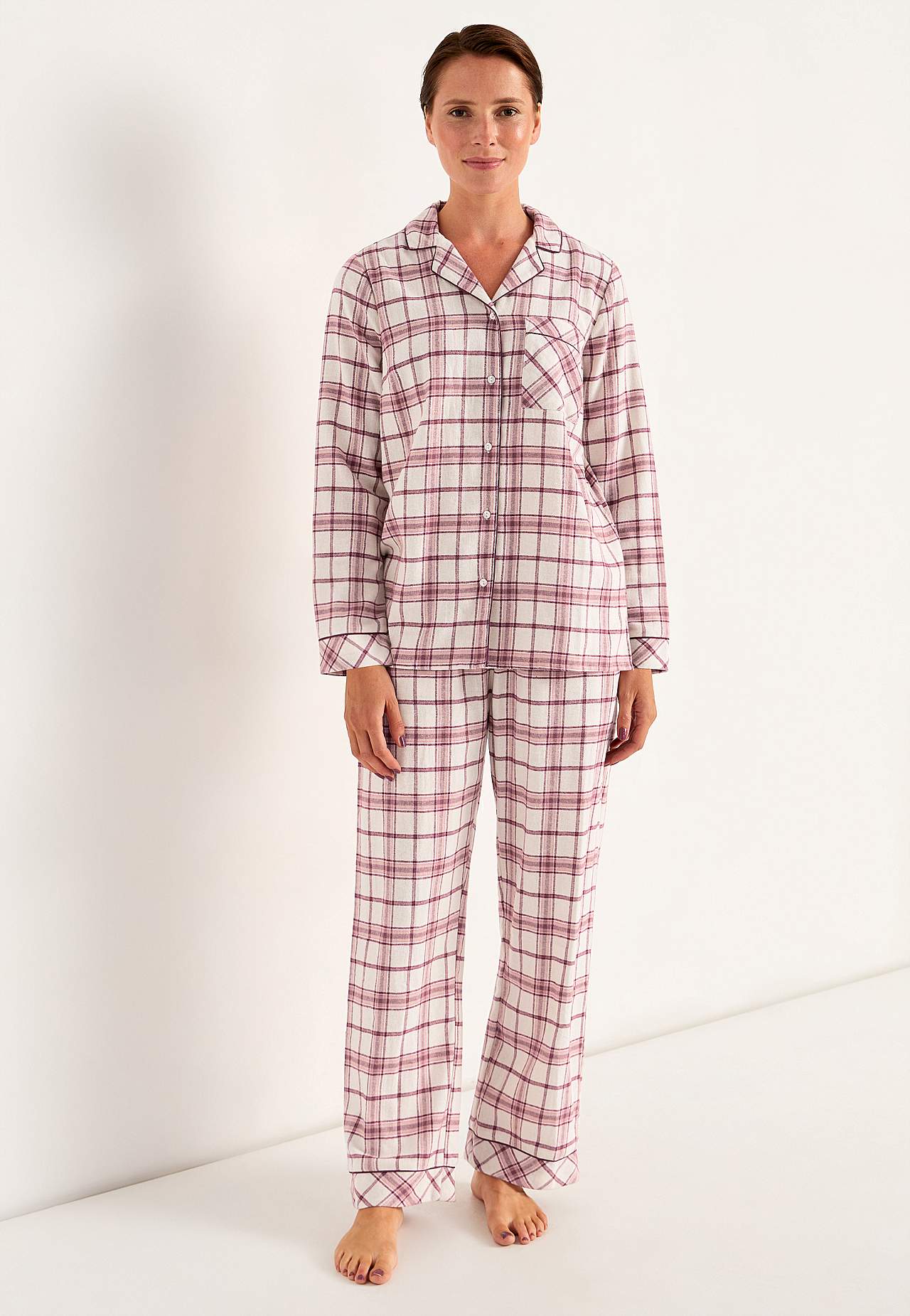Ruudulisest flanellist pidžaama