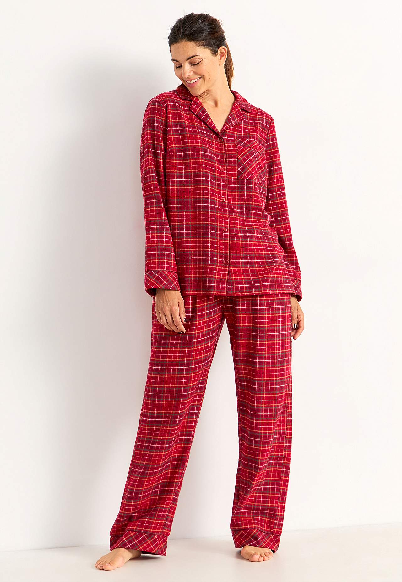 Ruudulisest flanellist pidžaama