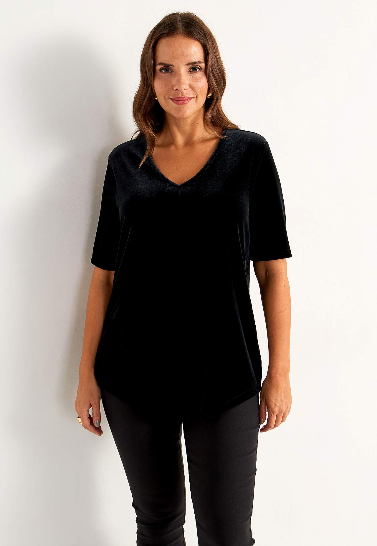 Pidulik sametist topp