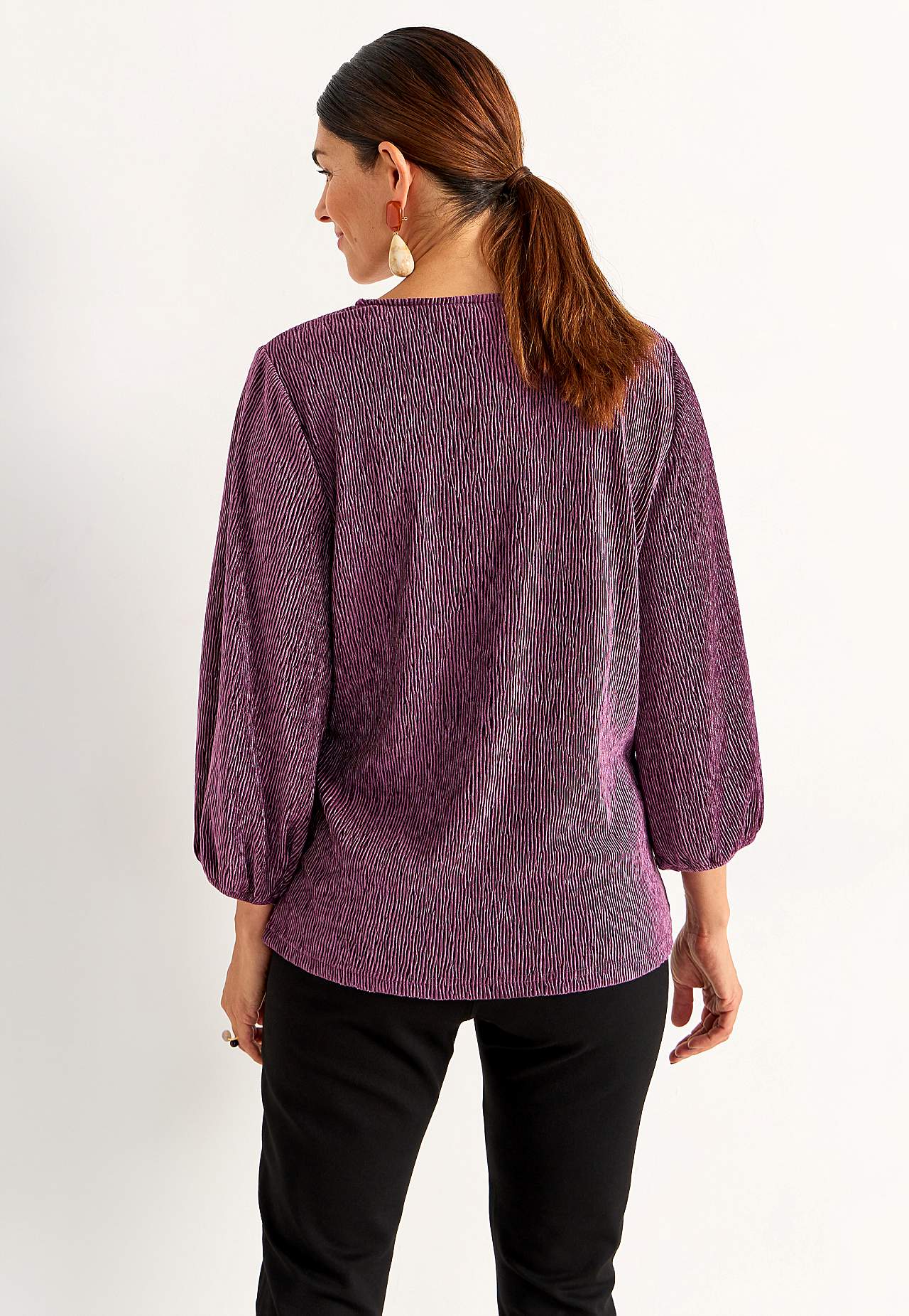 Pidulik sametist topp