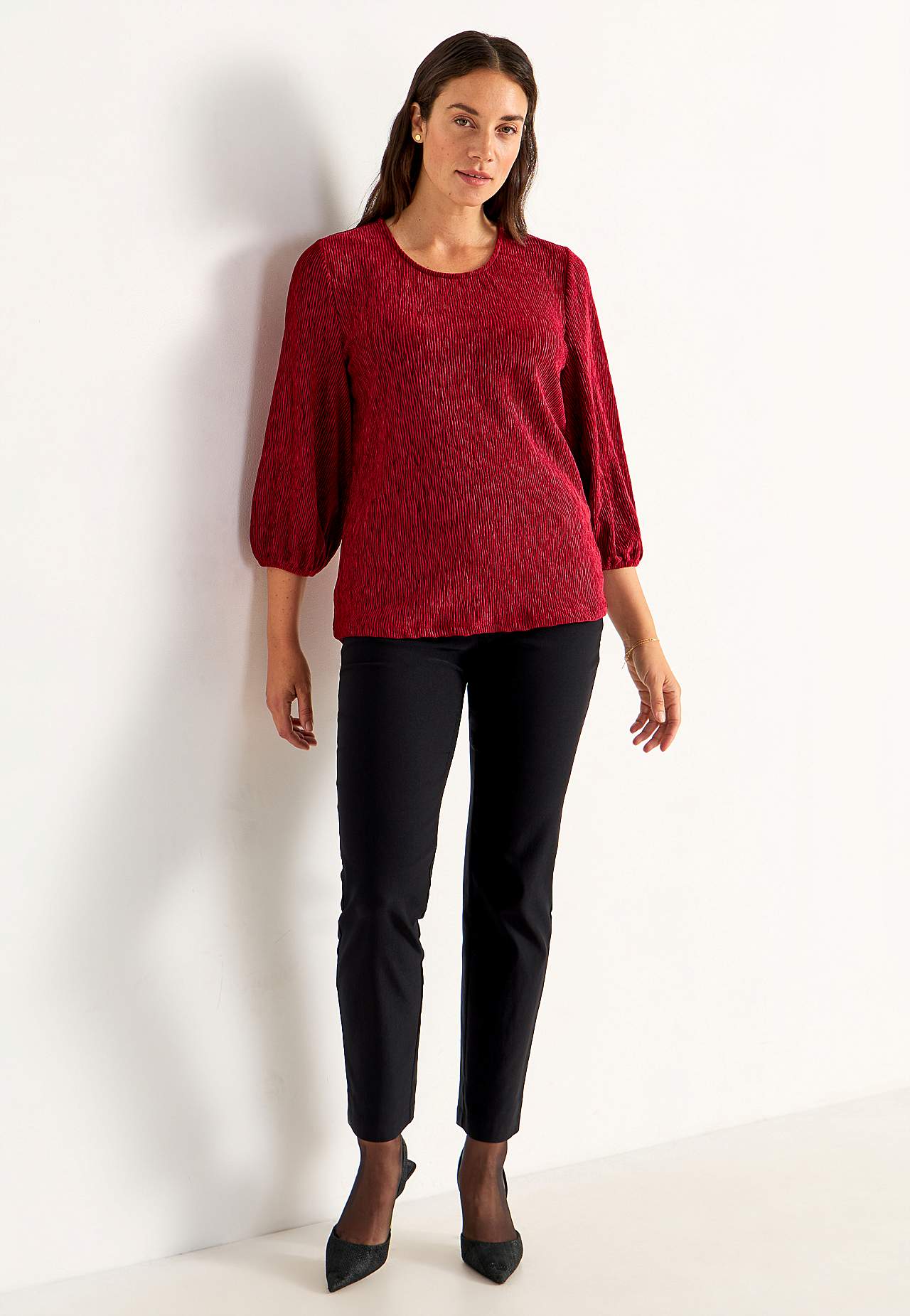 Pidulik sametist topp