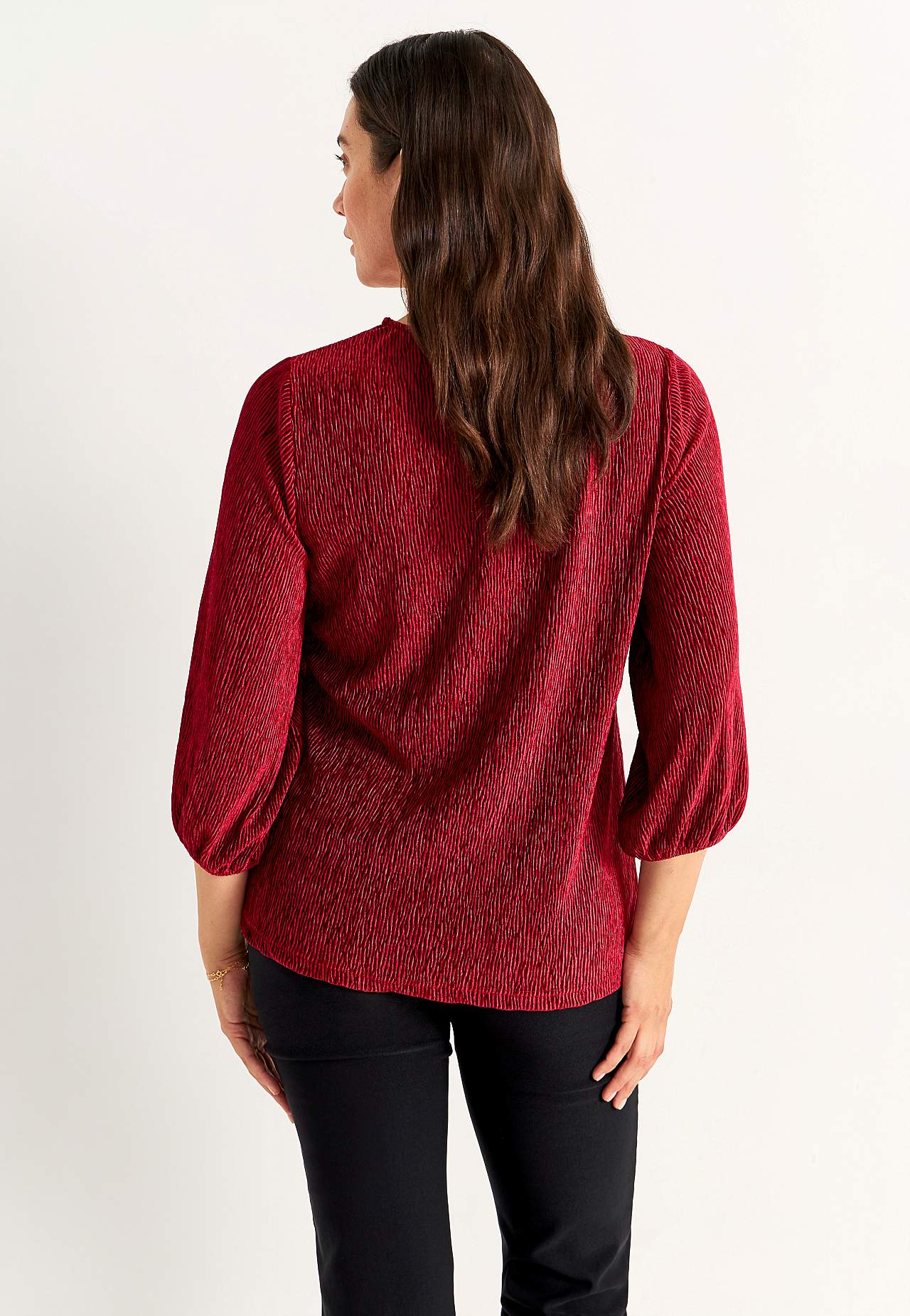 Pidulik sametist topp