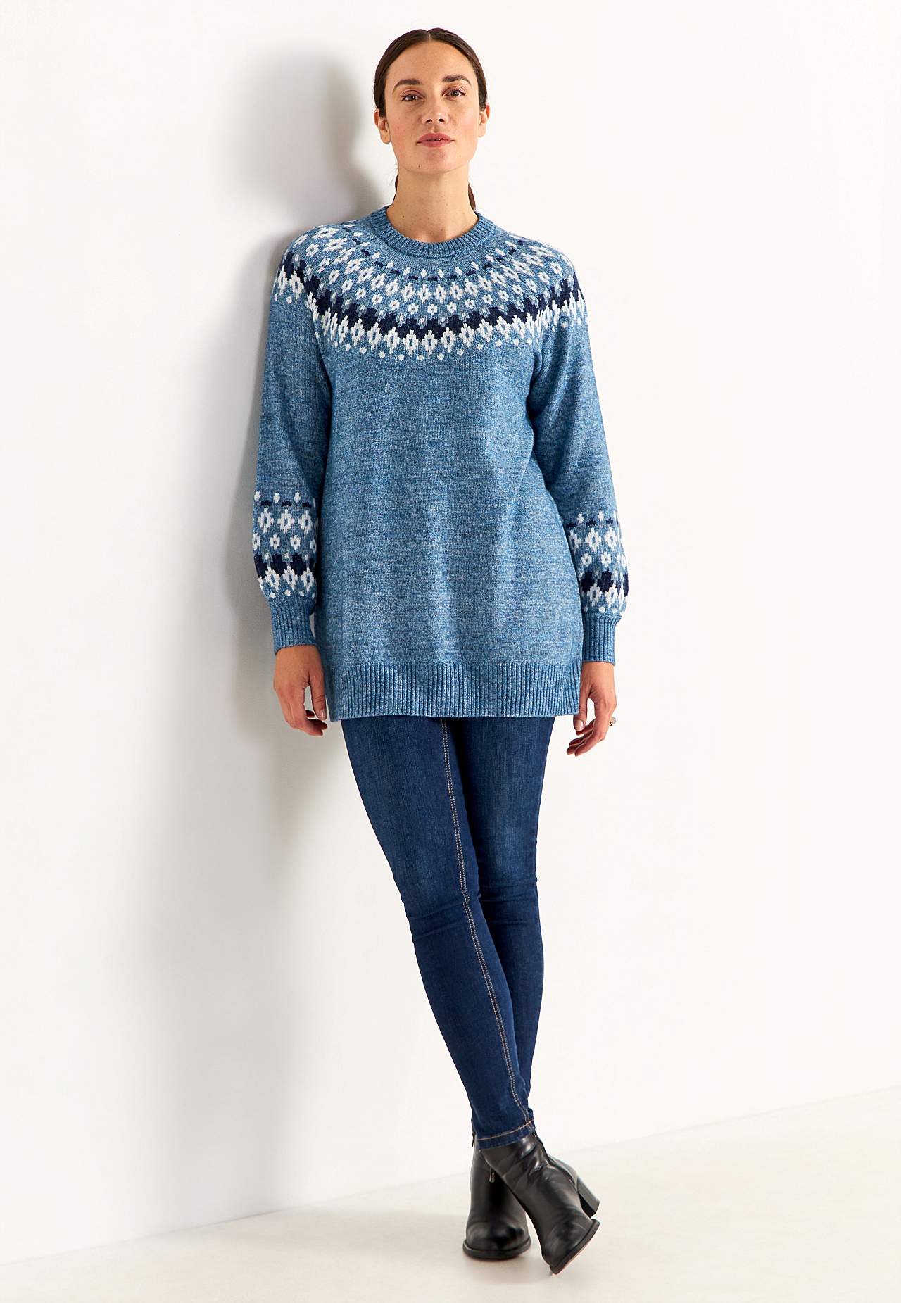 Žakaarmustriline pullover