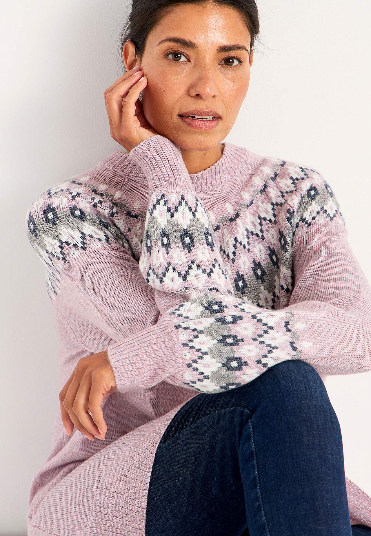 Žakaarmustriline pullover