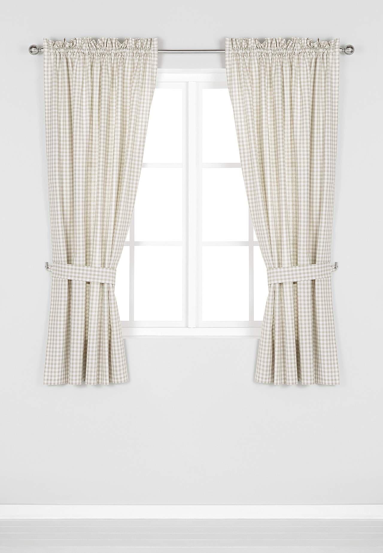 Ruuduline külgkardin 2 tk pakis