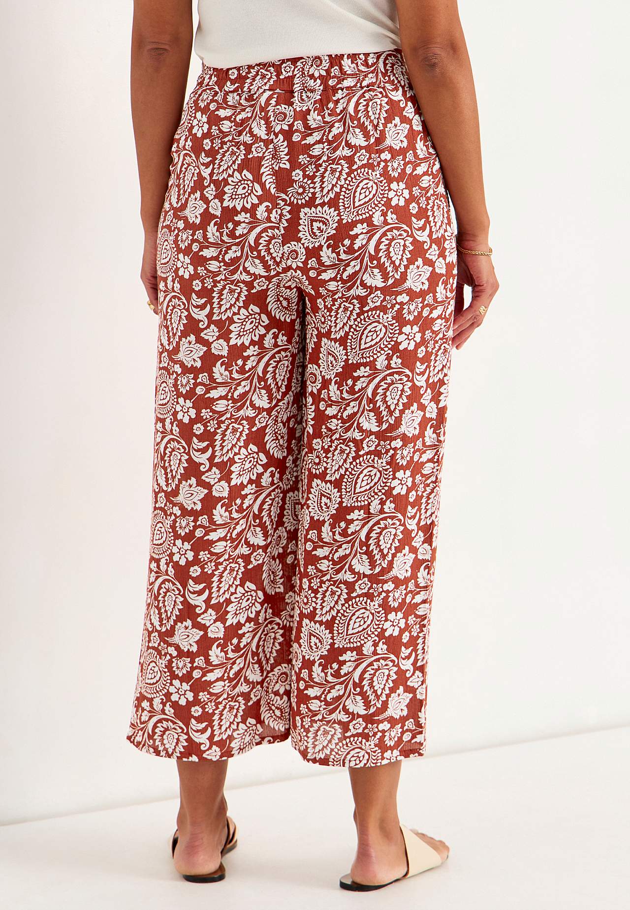 Kreppkangast culotte püksid