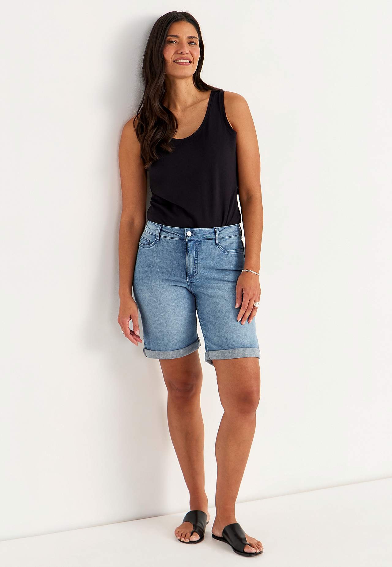 Mugavad elastsed teksašortsid