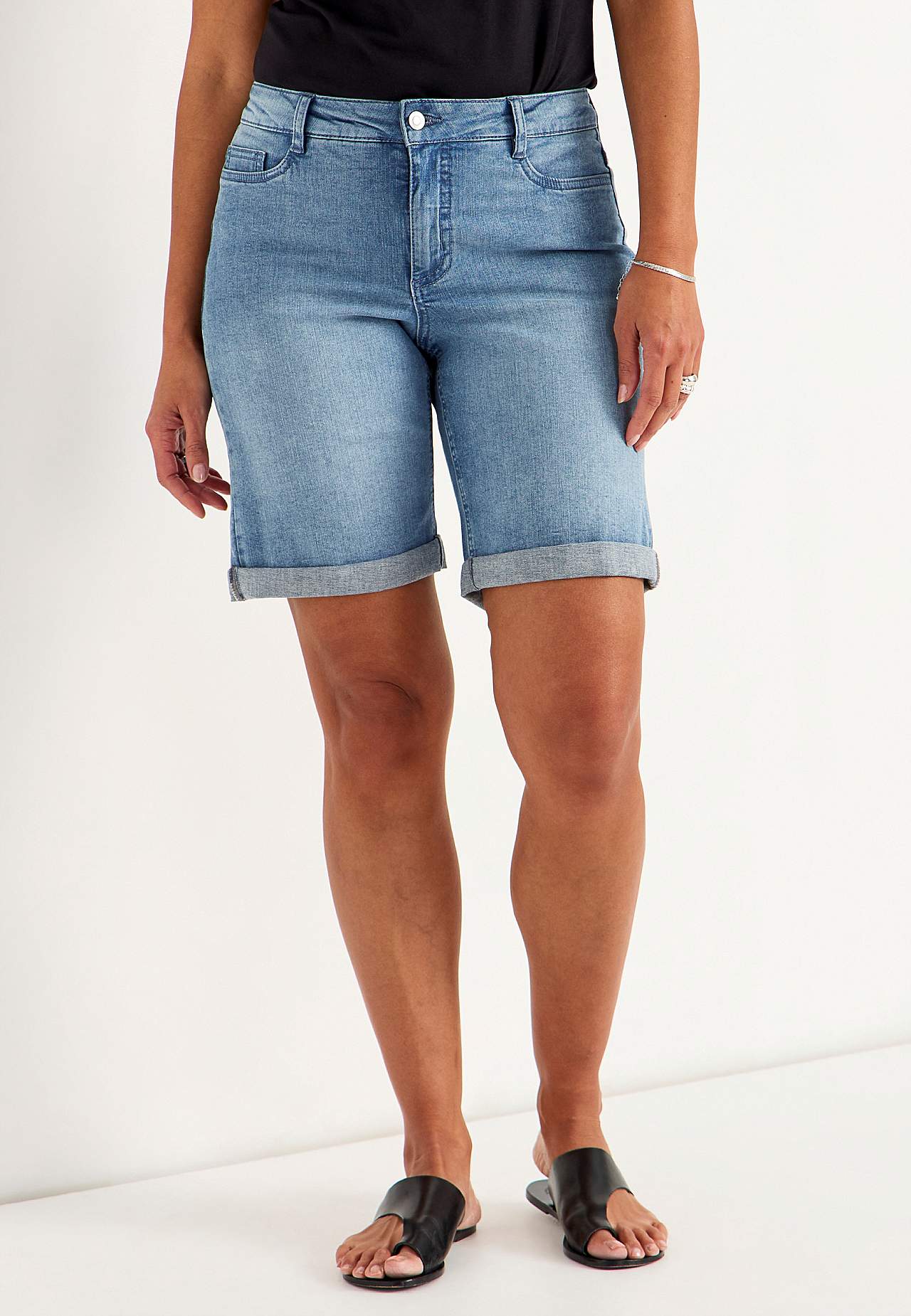 Mugavad elastsed teksašortsid