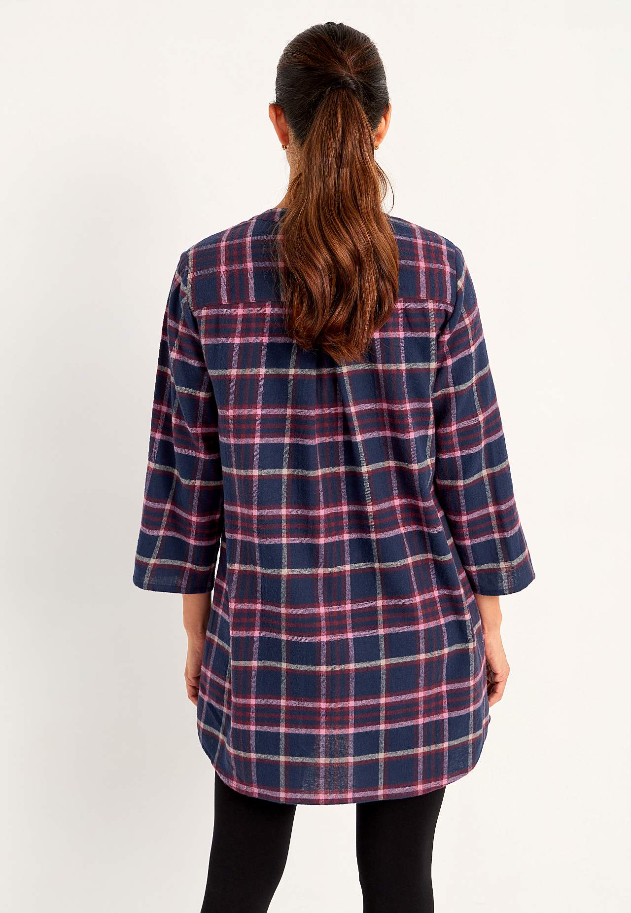 Taskutega flanellist tuunika