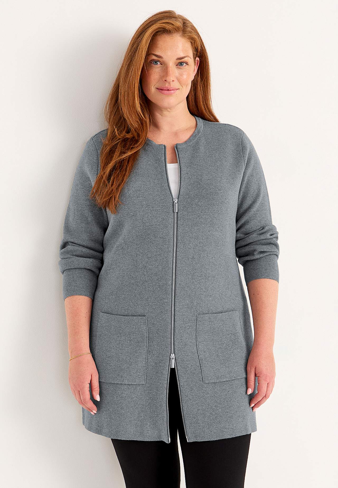 Tõmblukuga kardigan