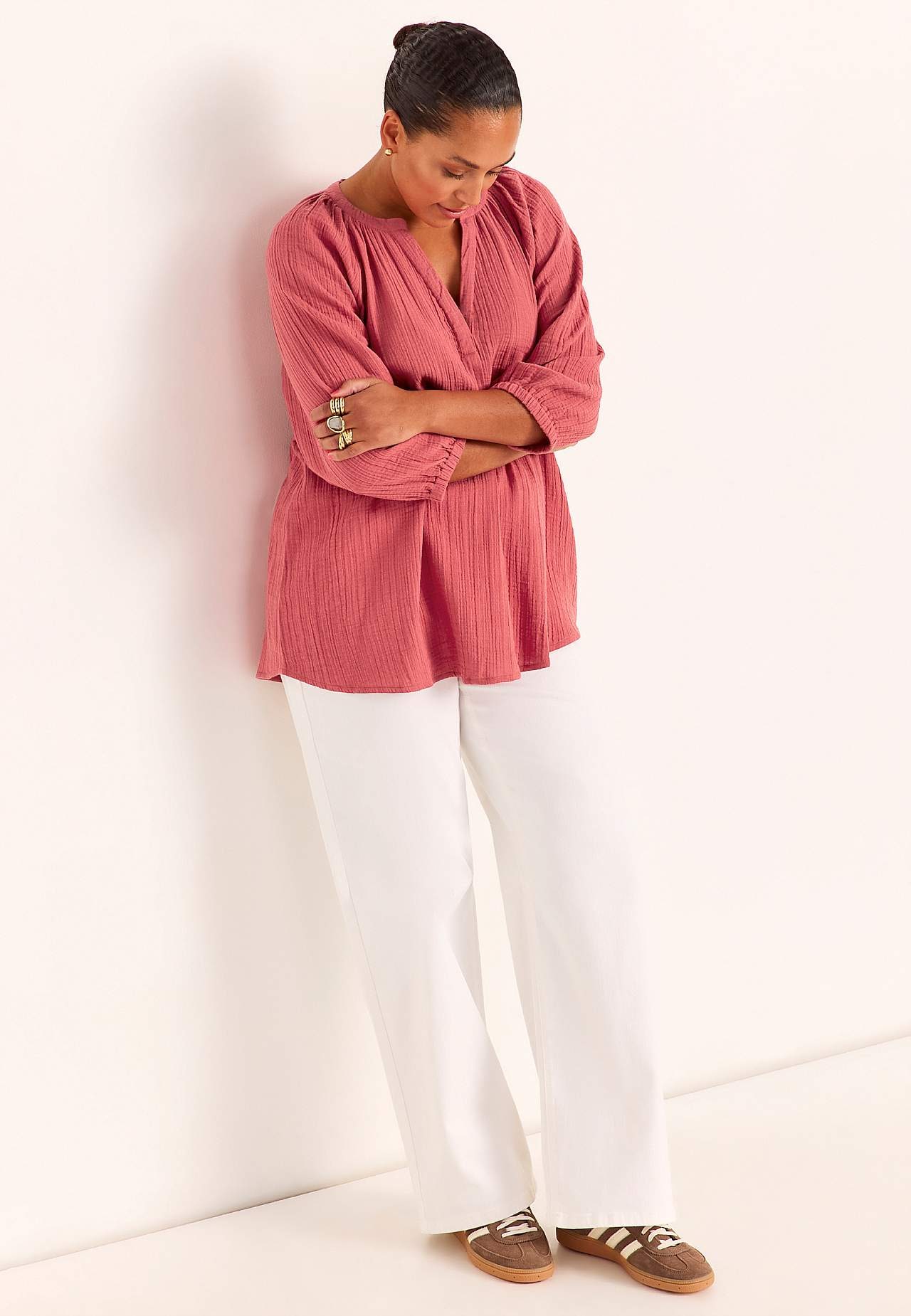 Kortsuriidest puuvillane tuunika