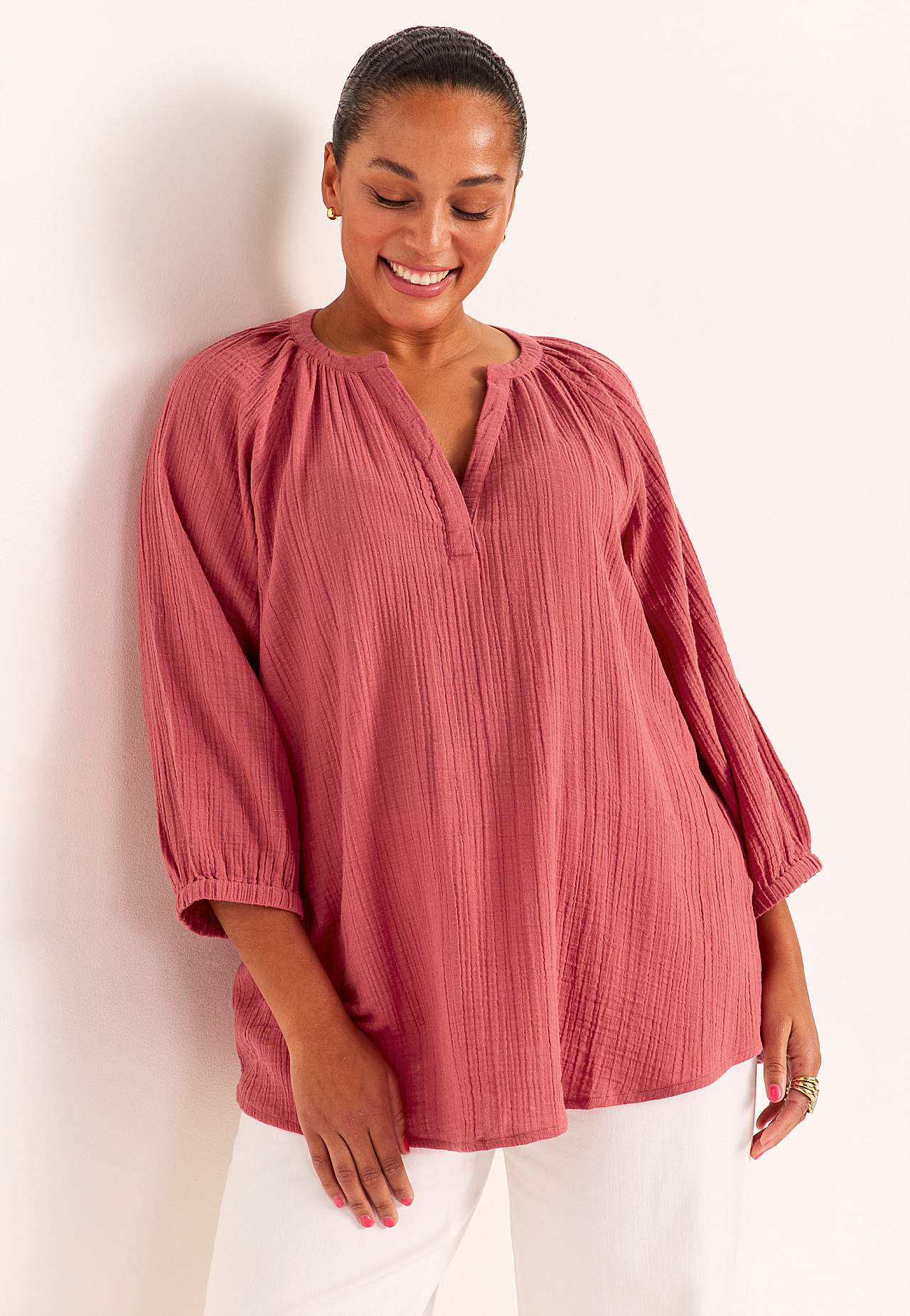 Kortsuriidest puuvillane tuunika